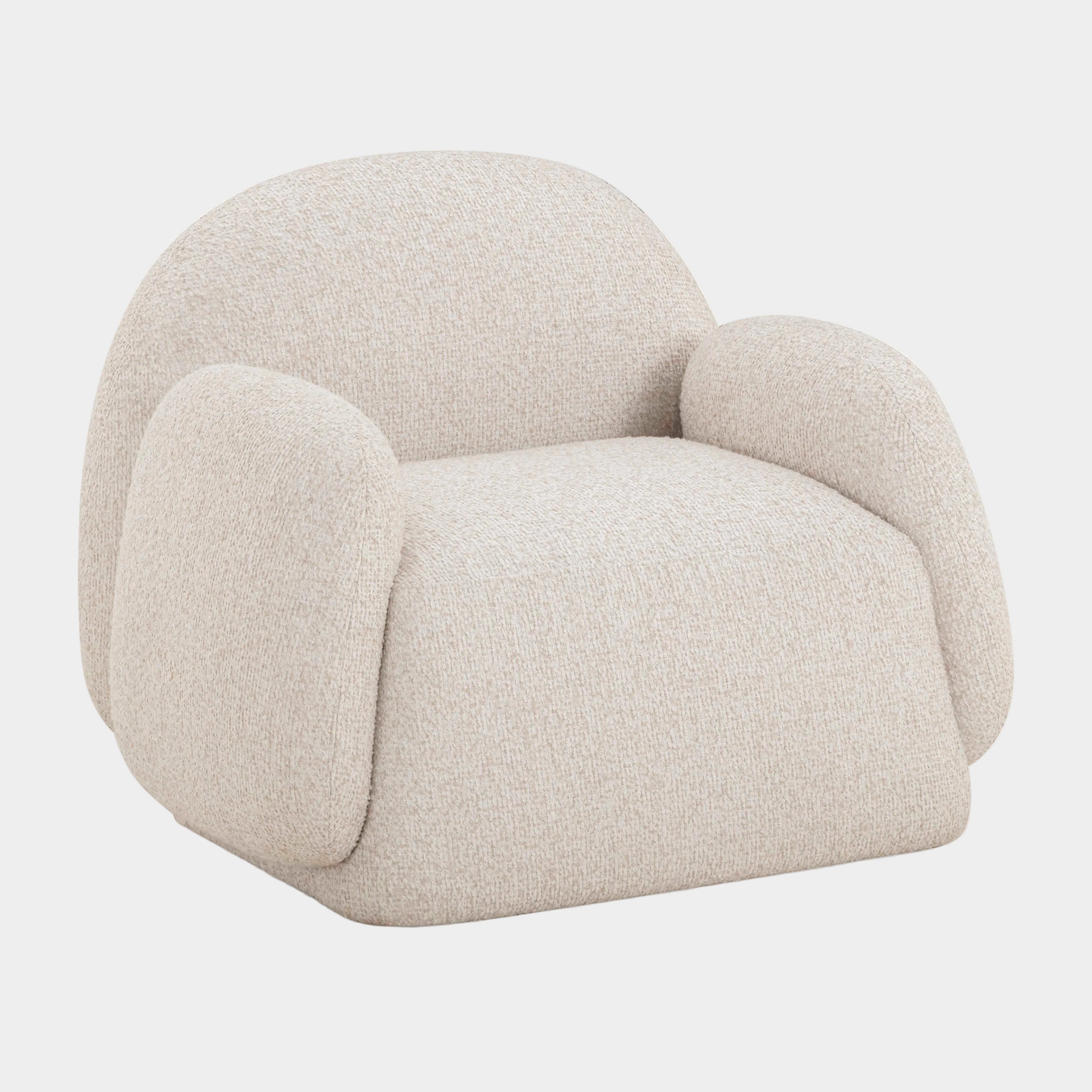 Marius Contract-Grade Boucle Accent Chair