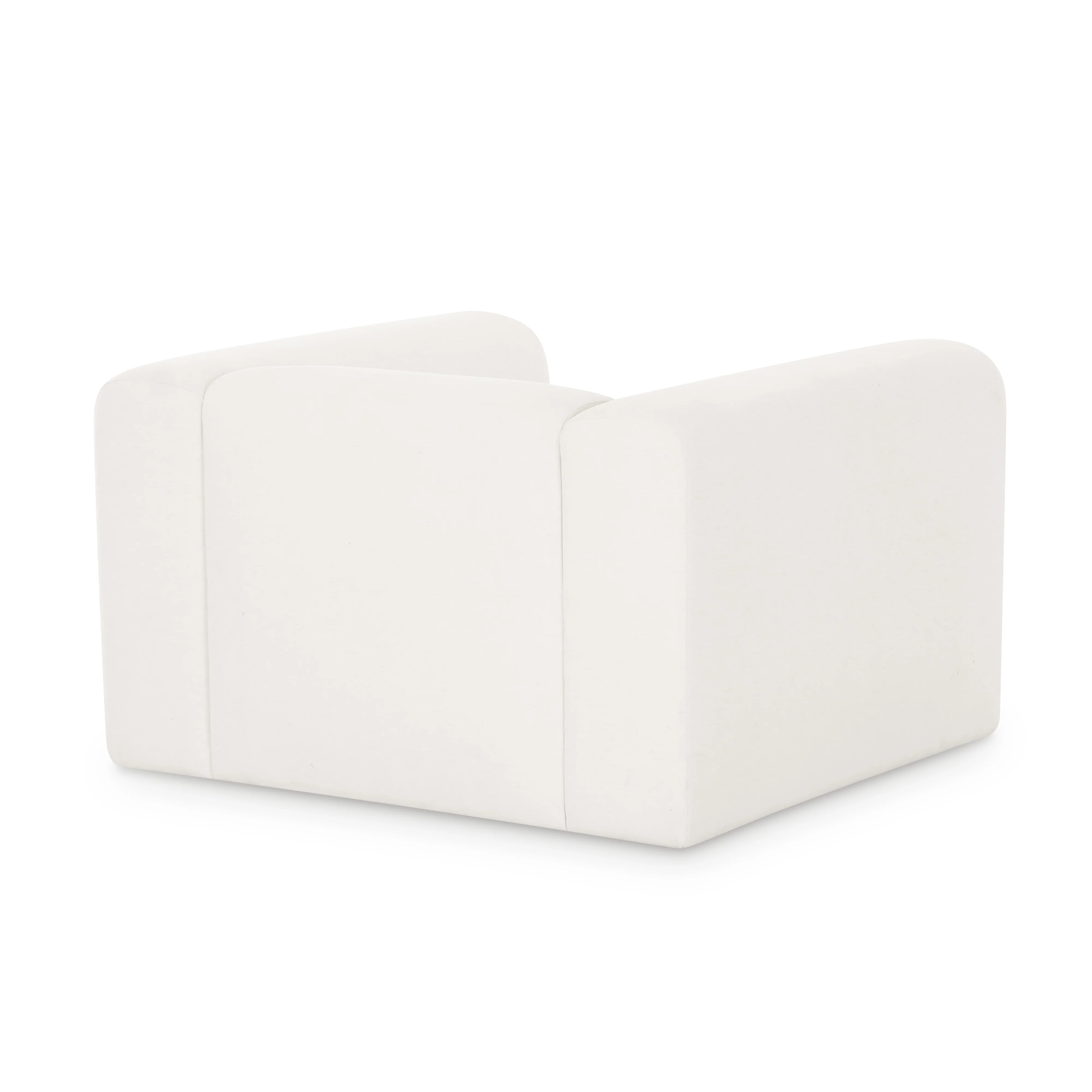 Tarra Cream Performance Chenille Armchair