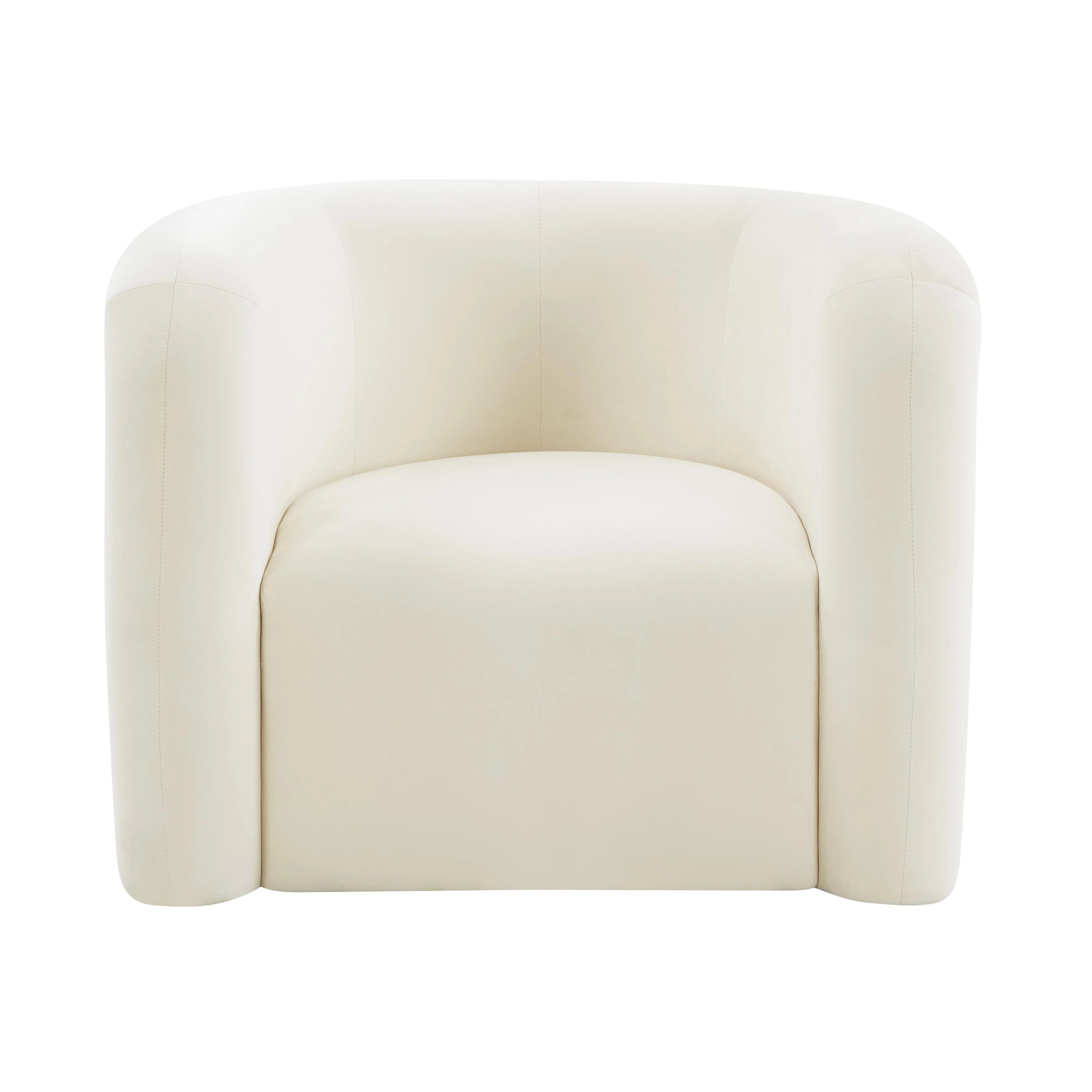 Fauteuil Lounge Curves en Velours Noir