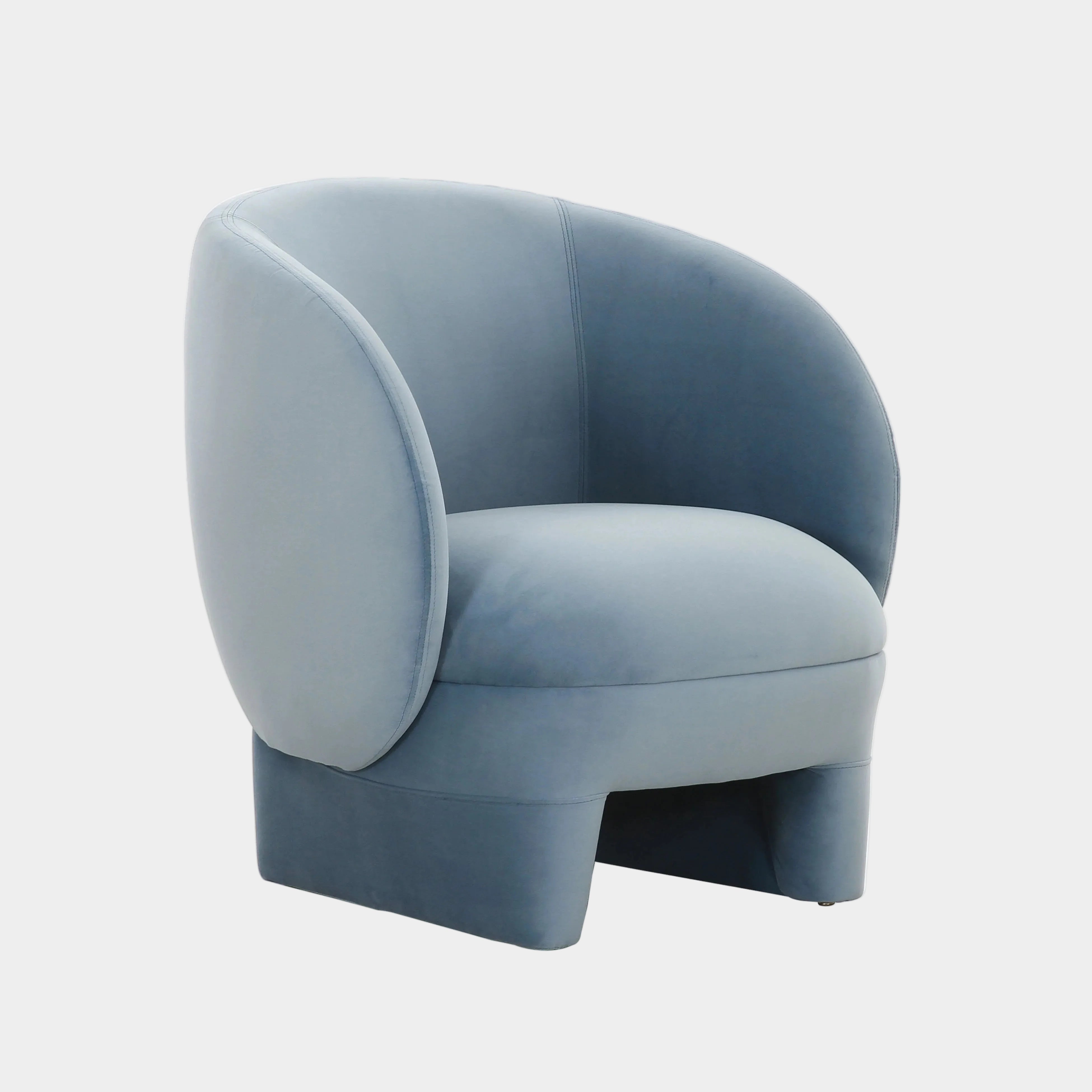 Fauteuil d'appoint en velours Kiki