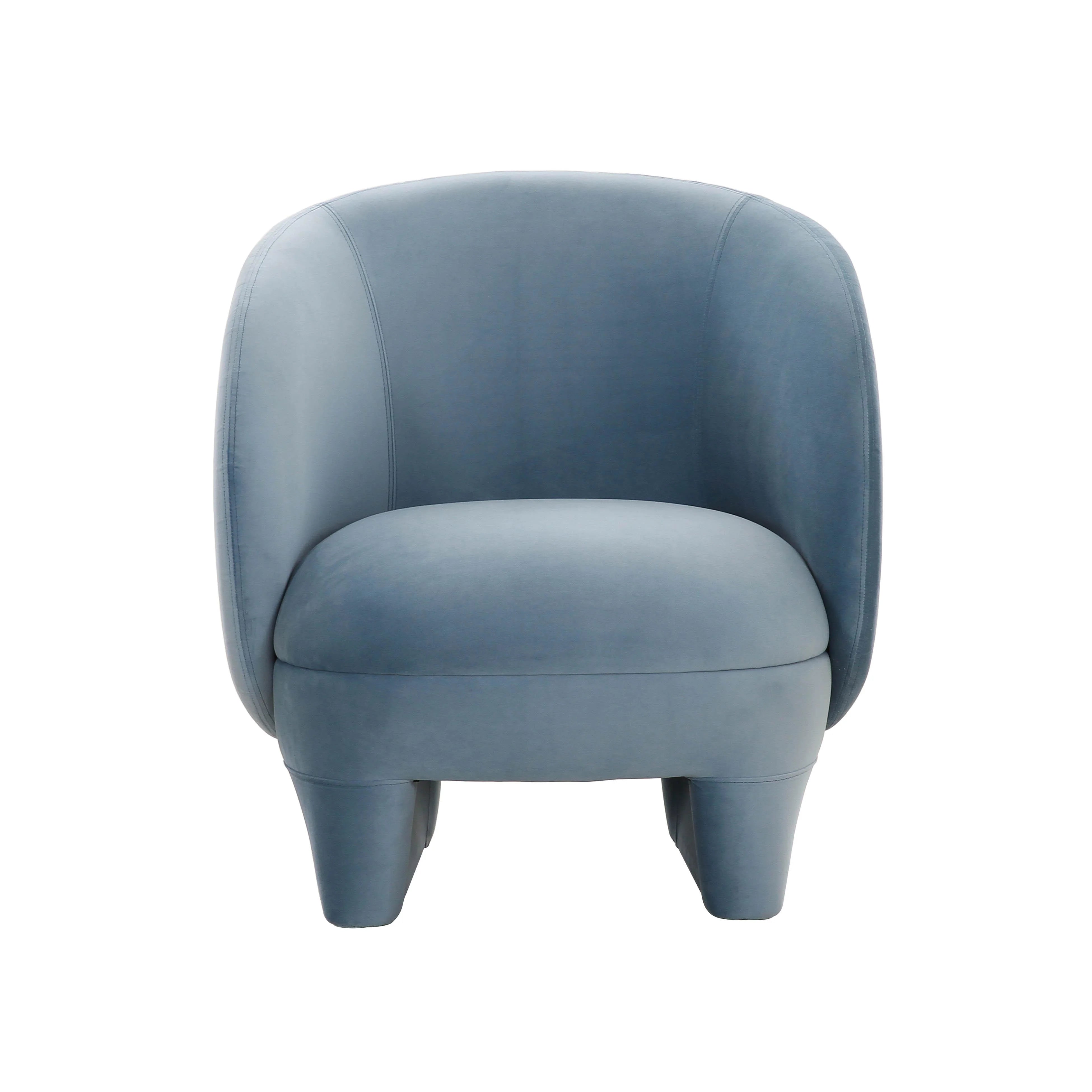 Fauteuil d'appoint en velours Kiki