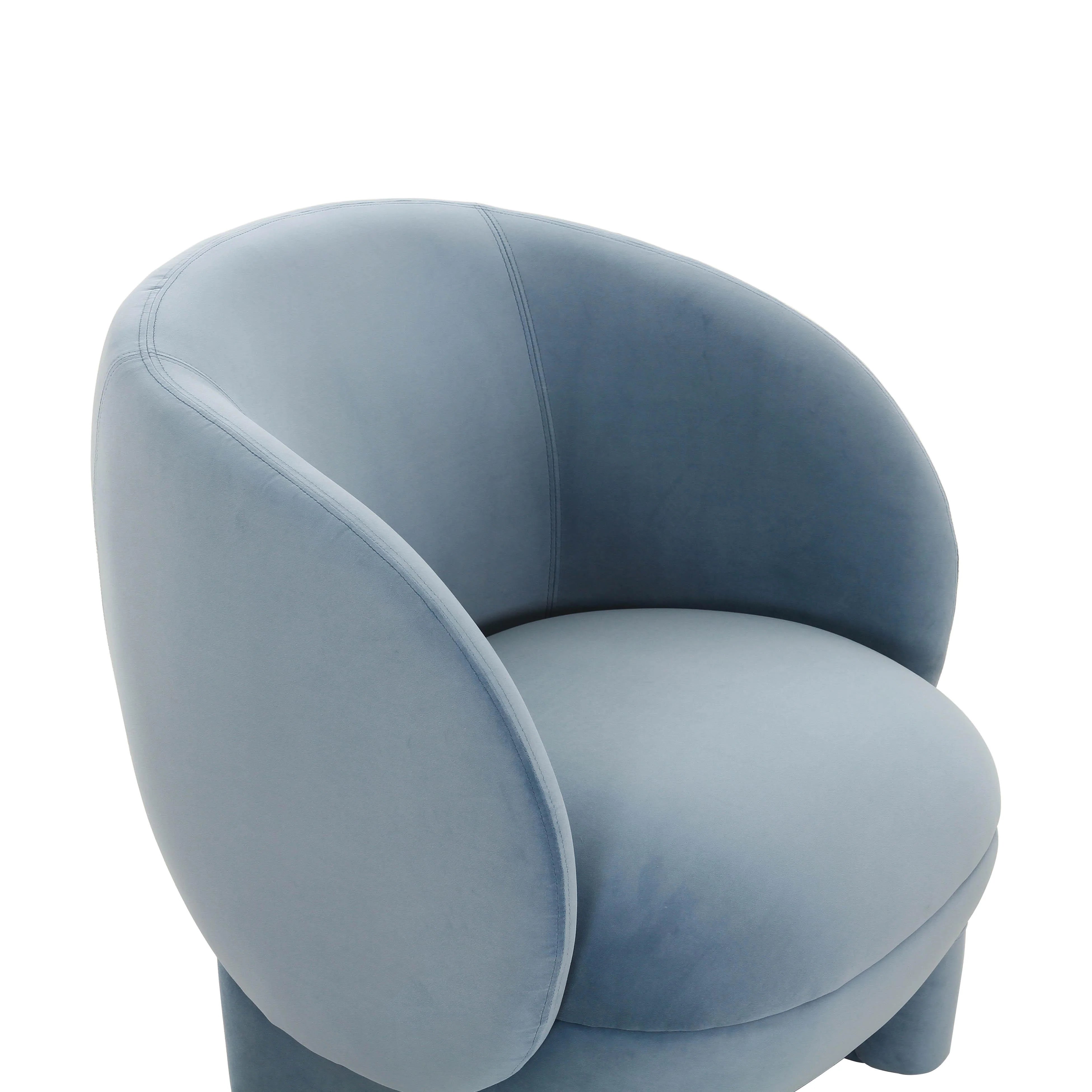 Fauteuil d'appoint en velours Kiki