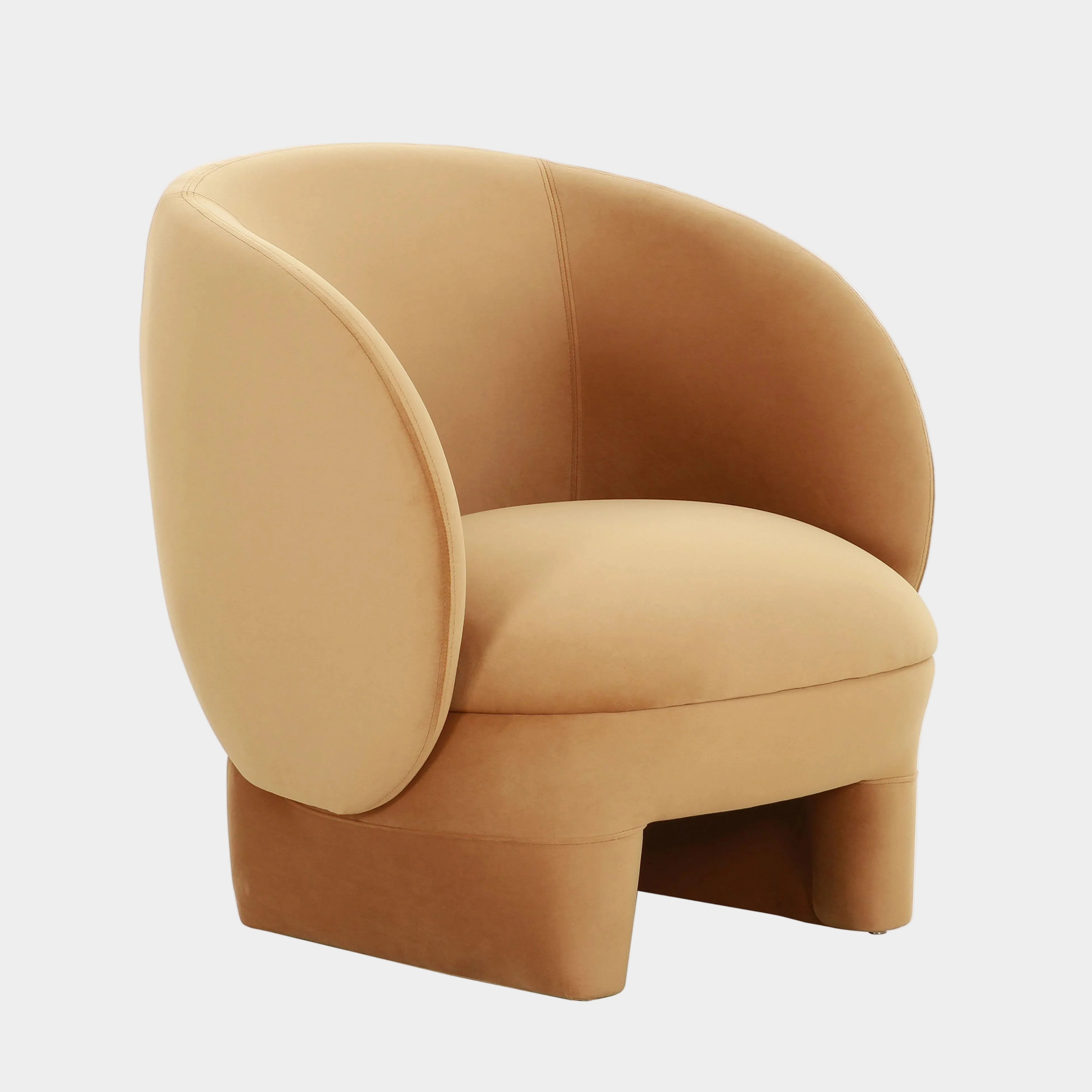 Fauteuil d'appoint en velours Kiki