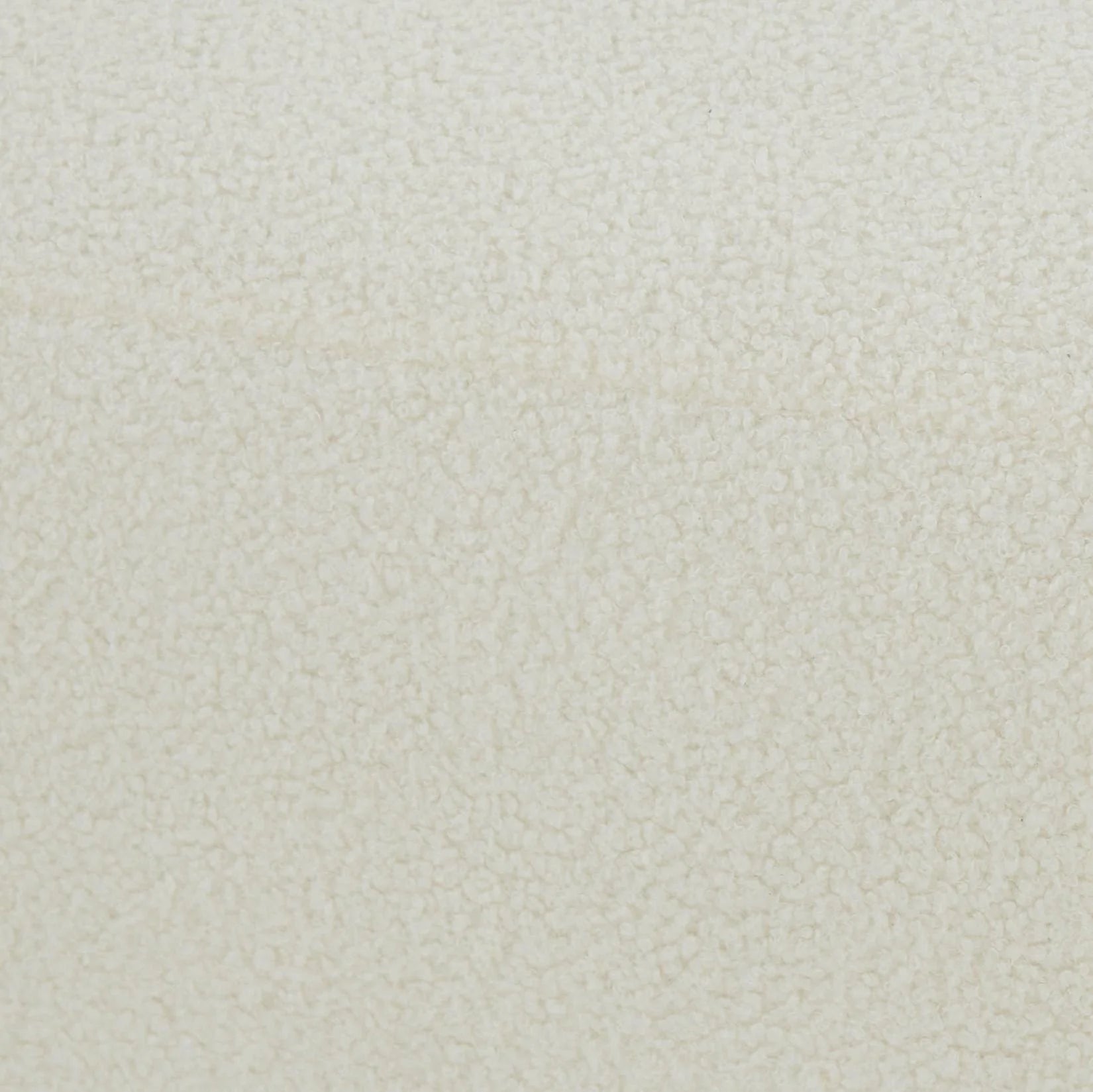 Chaise modulaire sans accoudoirs en peau de mouton végétalien crème Calliope