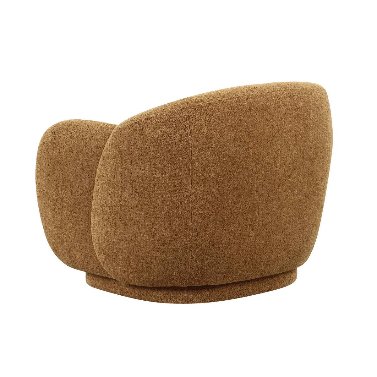 Fauteuil d'appoint bouclé Misty Brown