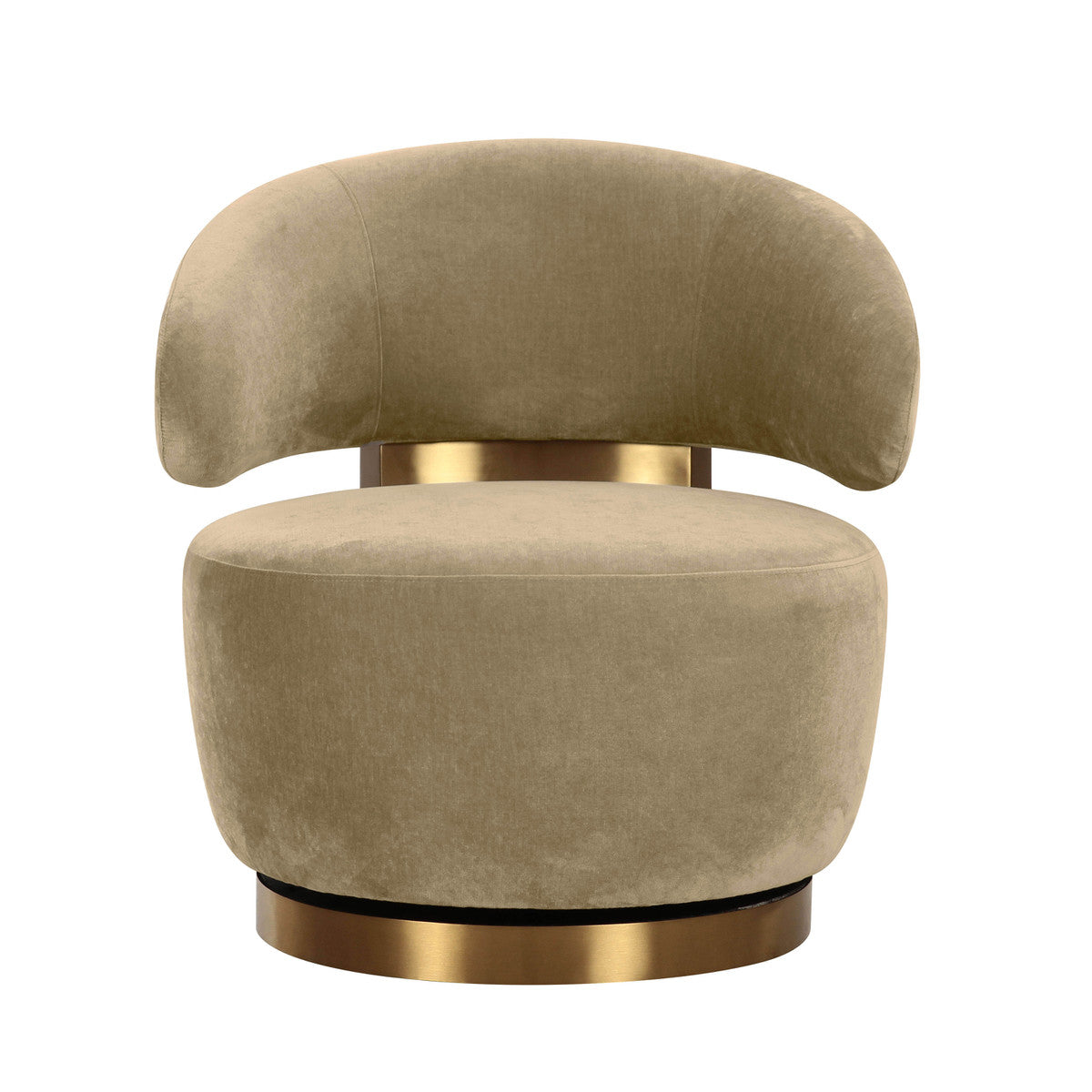 Chaise pivotante en tissu recyclé Austin