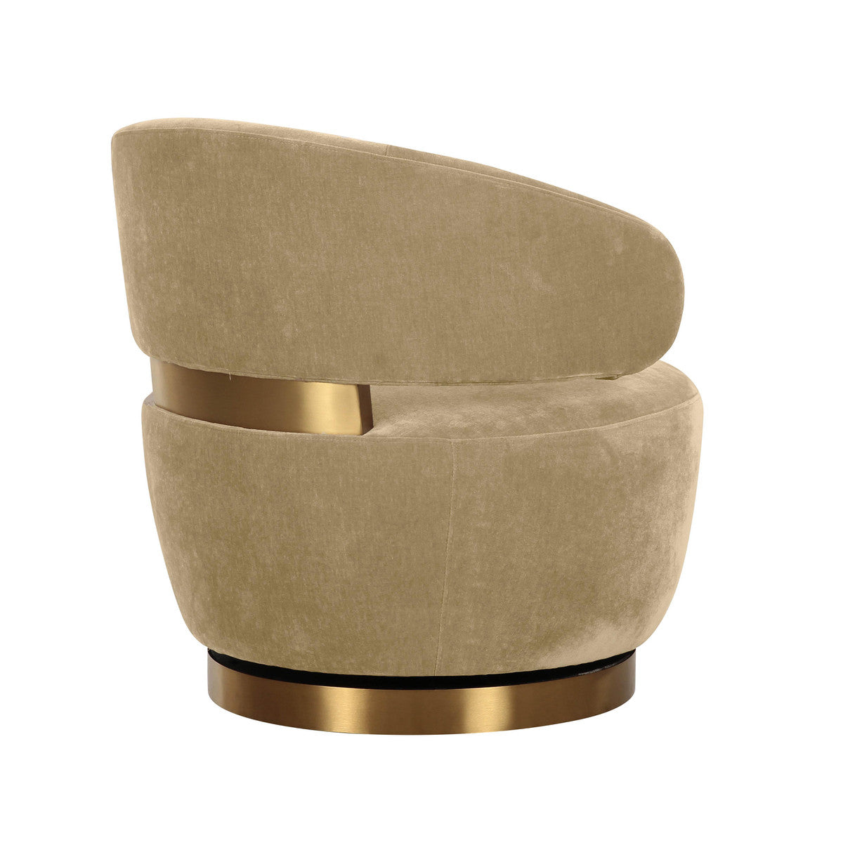 Chaise pivotante en tissu recyclé Austin