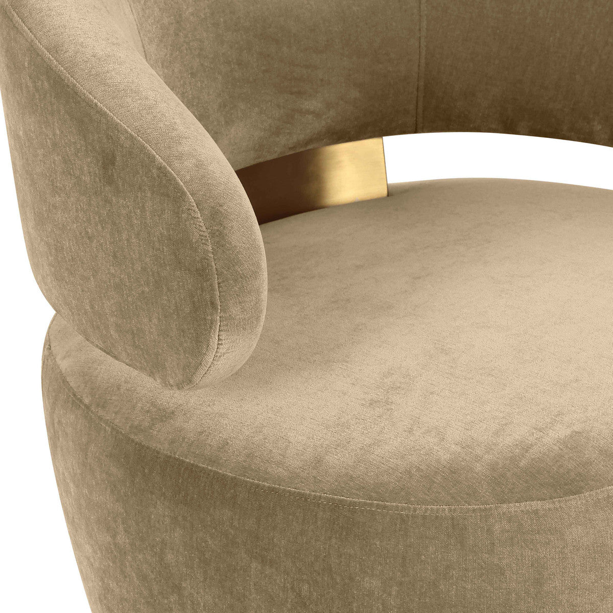 Chaise pivotante en tissu recyclé Austin