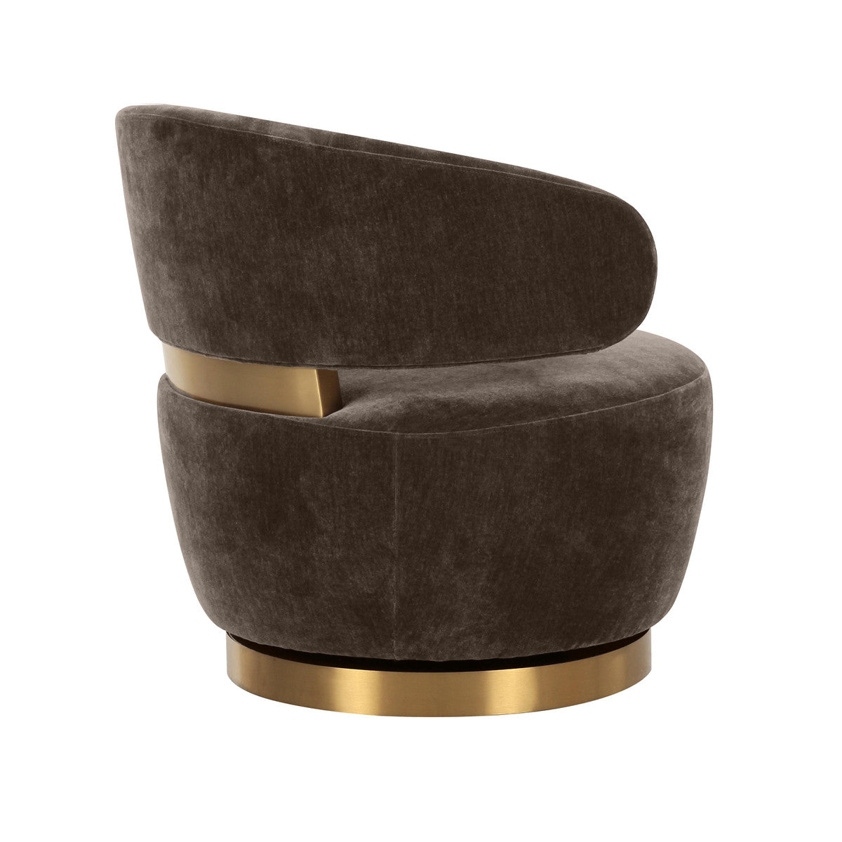 Chaise pivotante en tissu recyclé Austin
