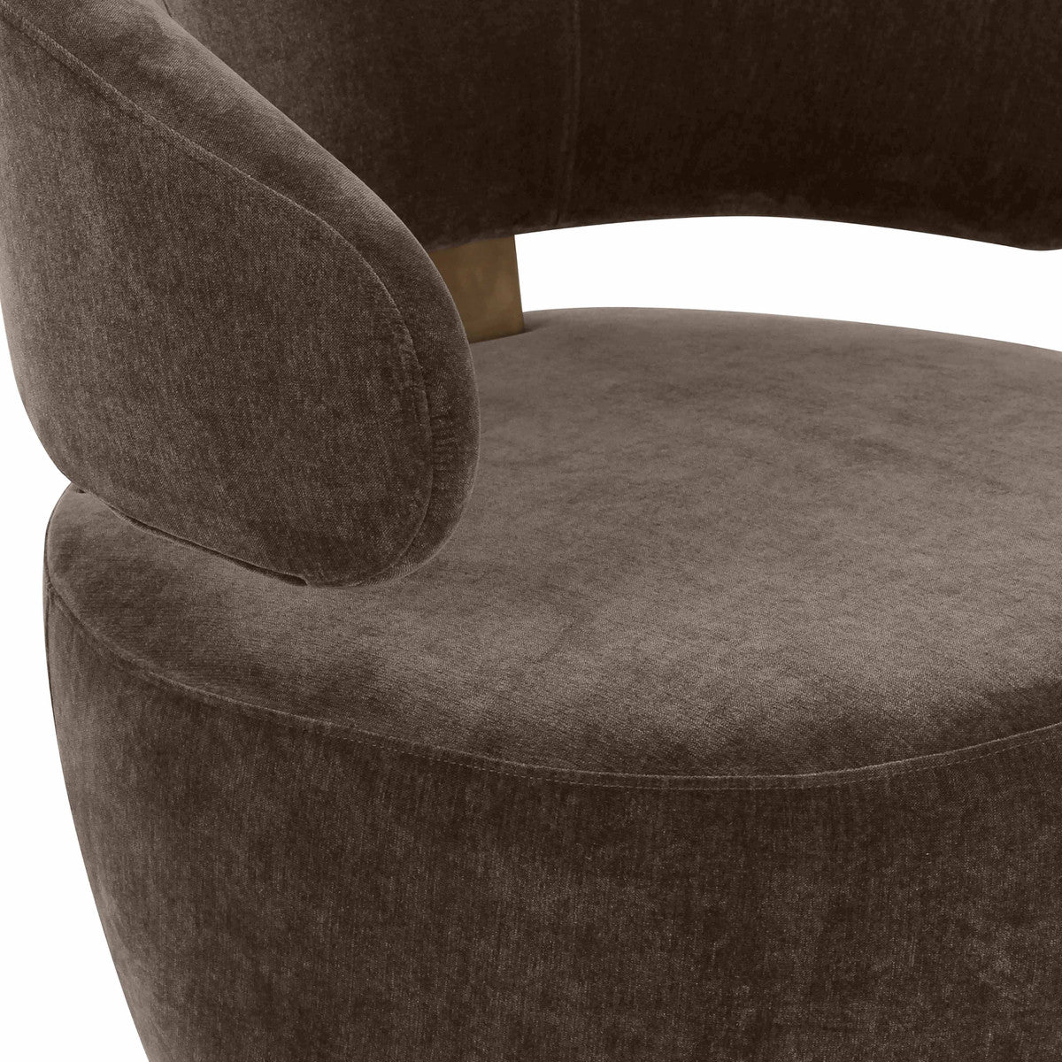 Chaise pivotante en tissu recyclé Austin