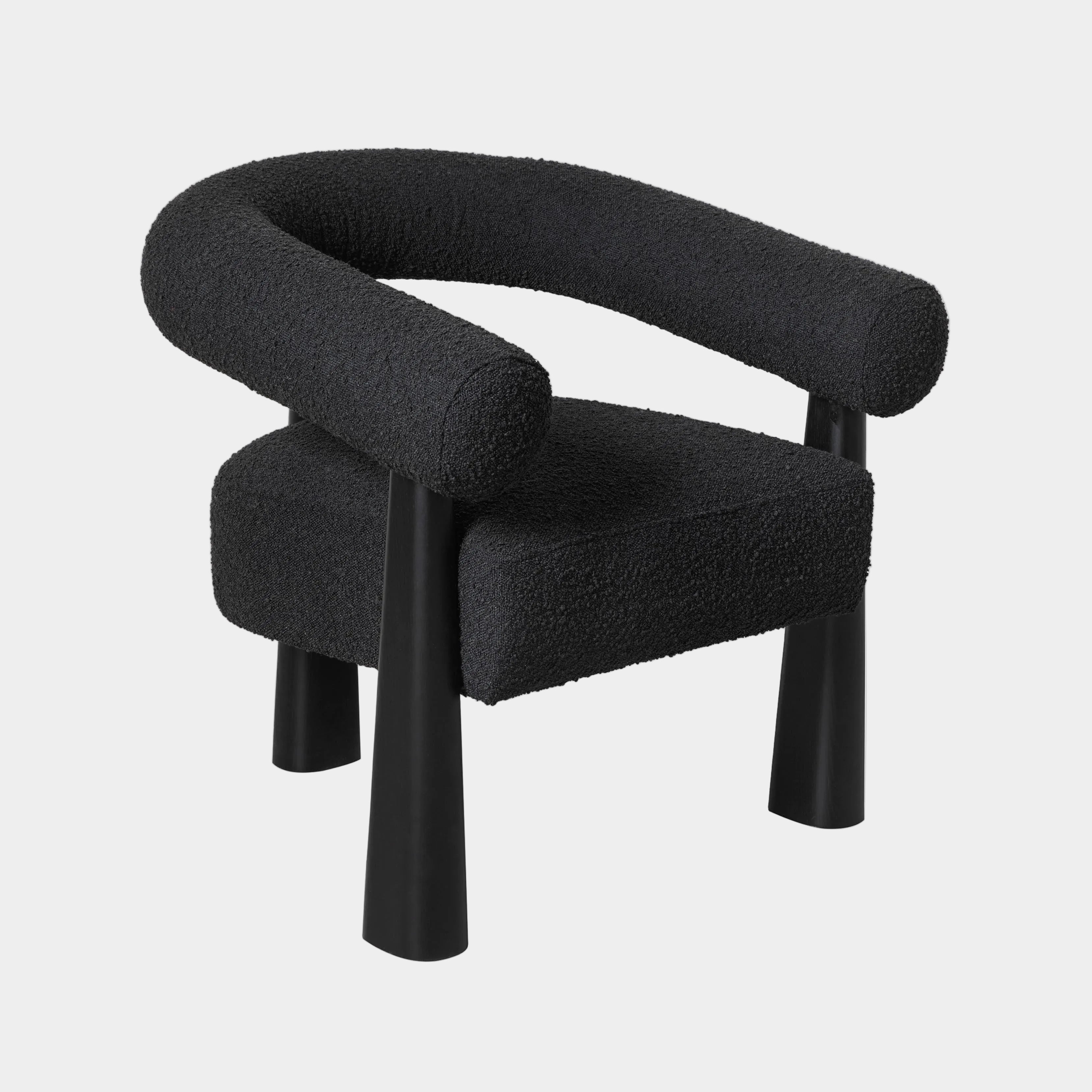 Fauteuil d'appoint Performance Boucle Spara crème