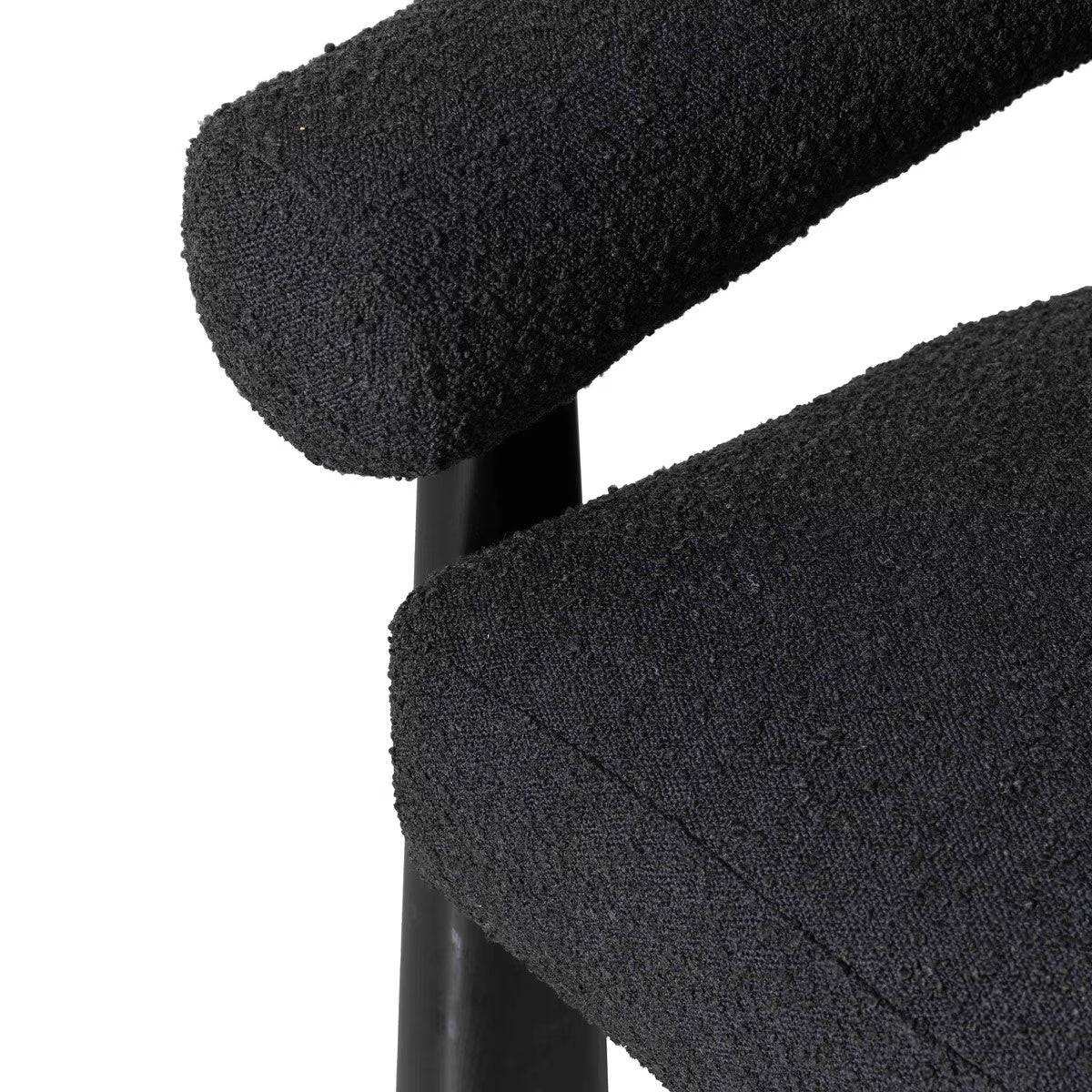 Fauteuil d'appoint Performance Boucle Spara noir