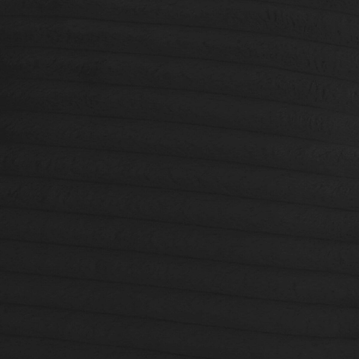 Fauteuil surdimensionné en velours côtelé noir Tarra Fluffy