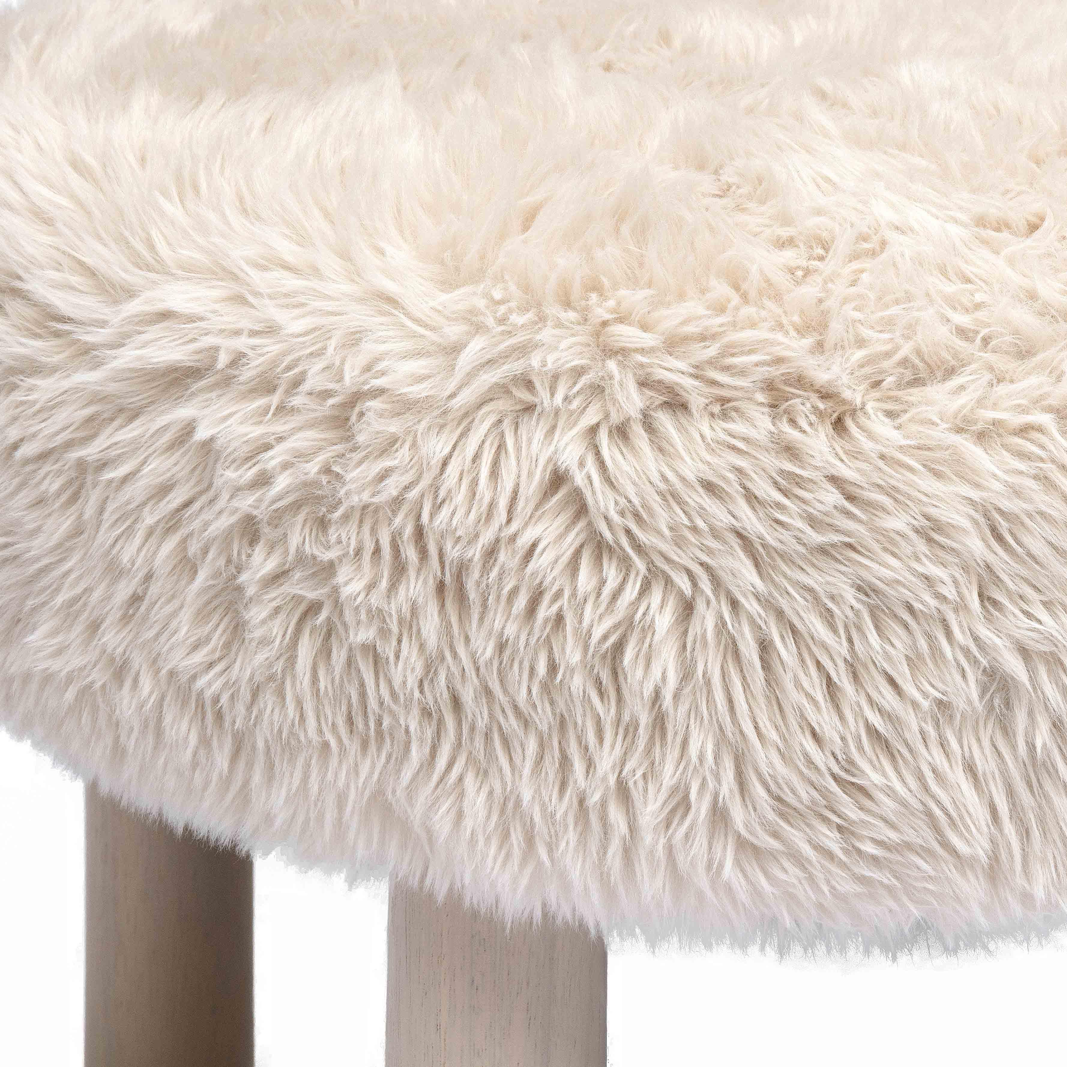 Carmel Contract-Grade Vegan Shearling Accent Chair
