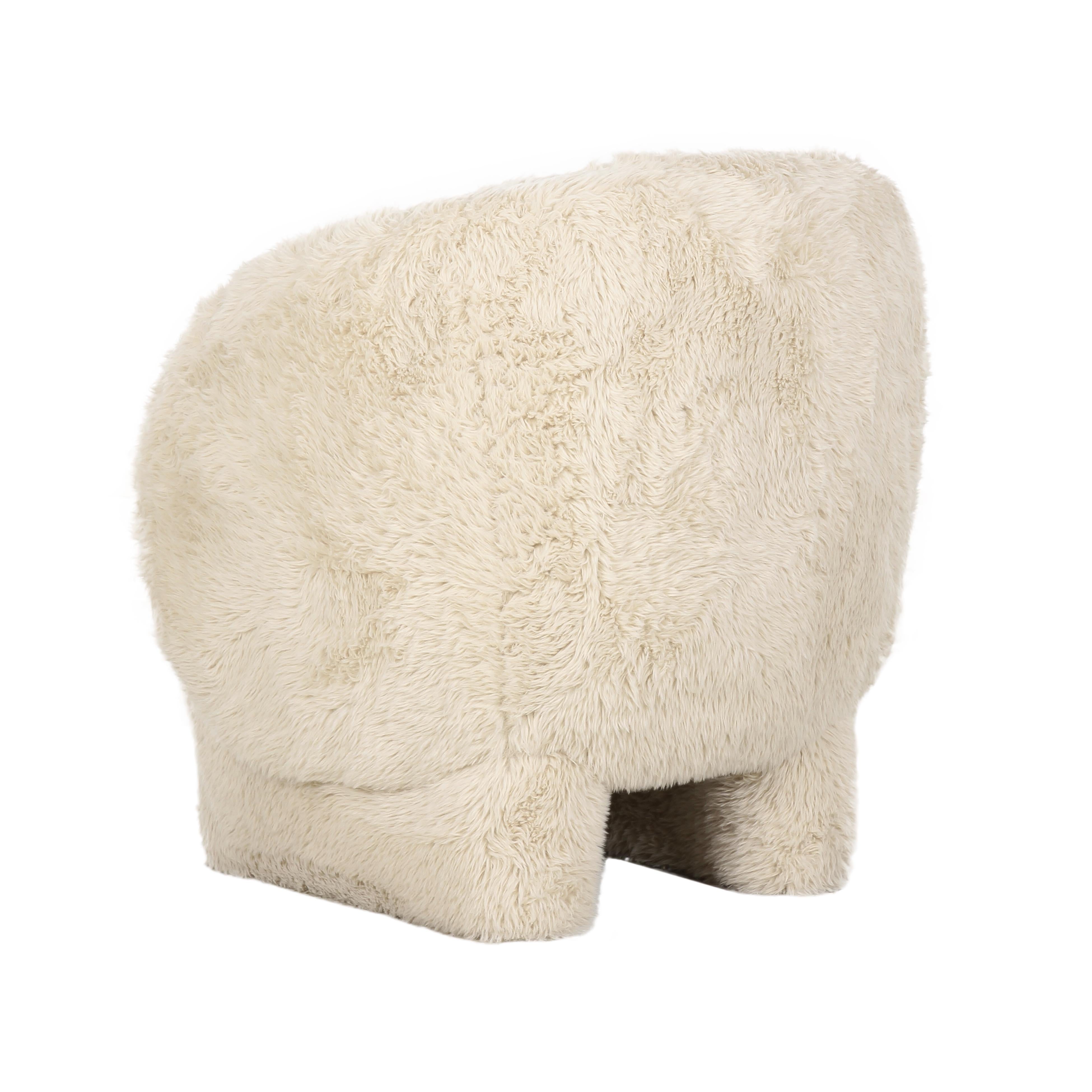Kiki Contract-Grade Vegan Shearling Accent Chair