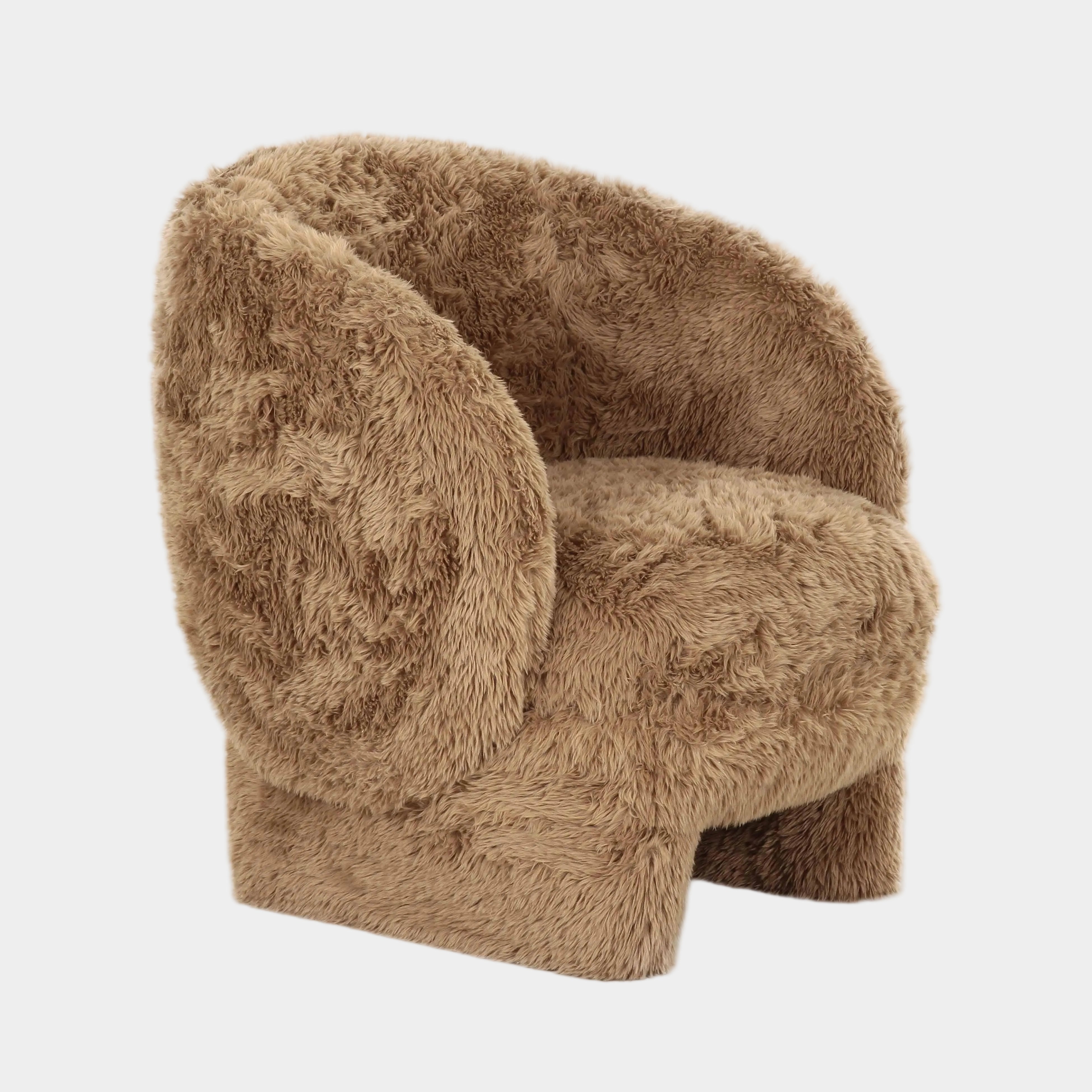 Kiki Contract-Grade Vegan Shearling Accent Chair