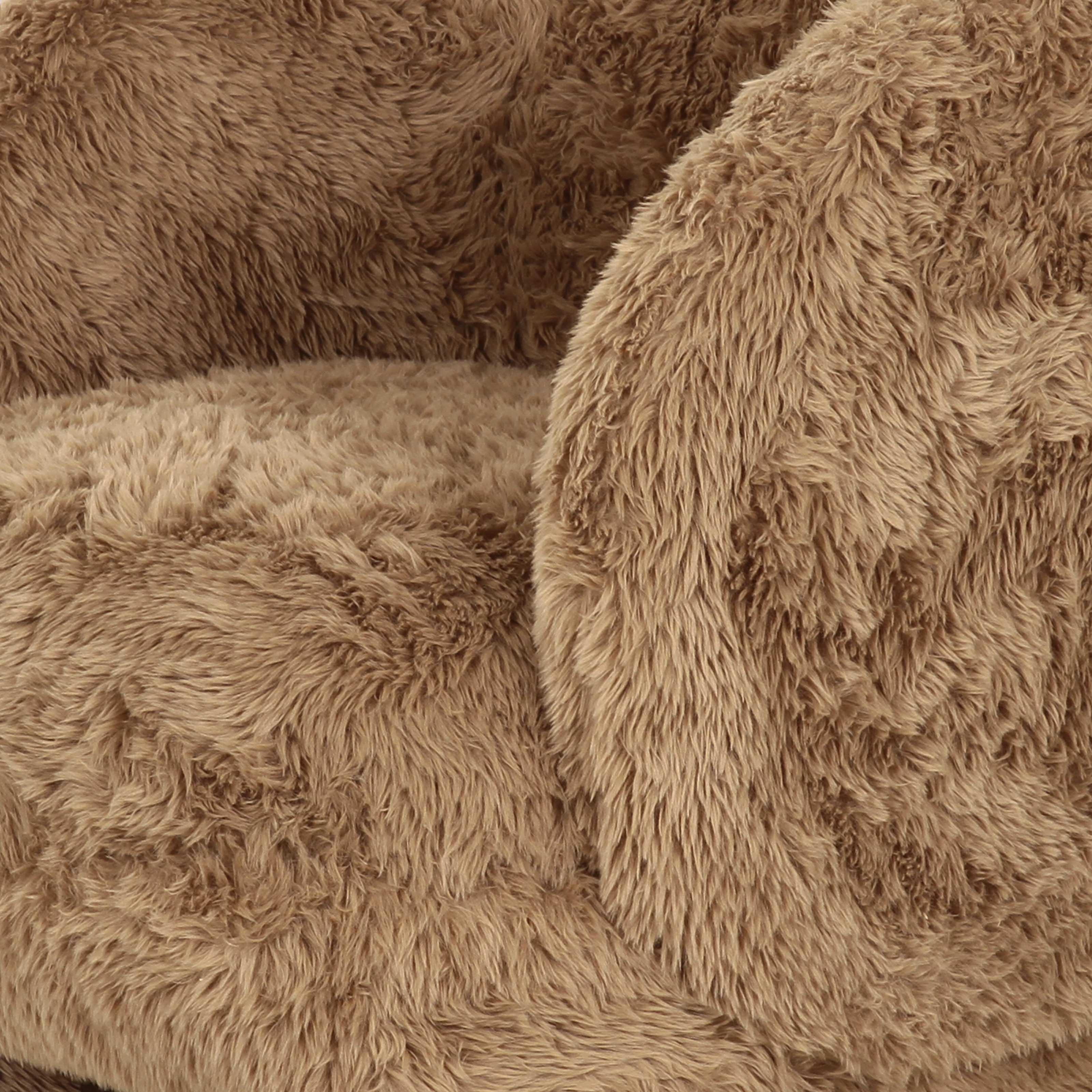 Kiki Contract-Grade Vegan Shearling Accent Chair