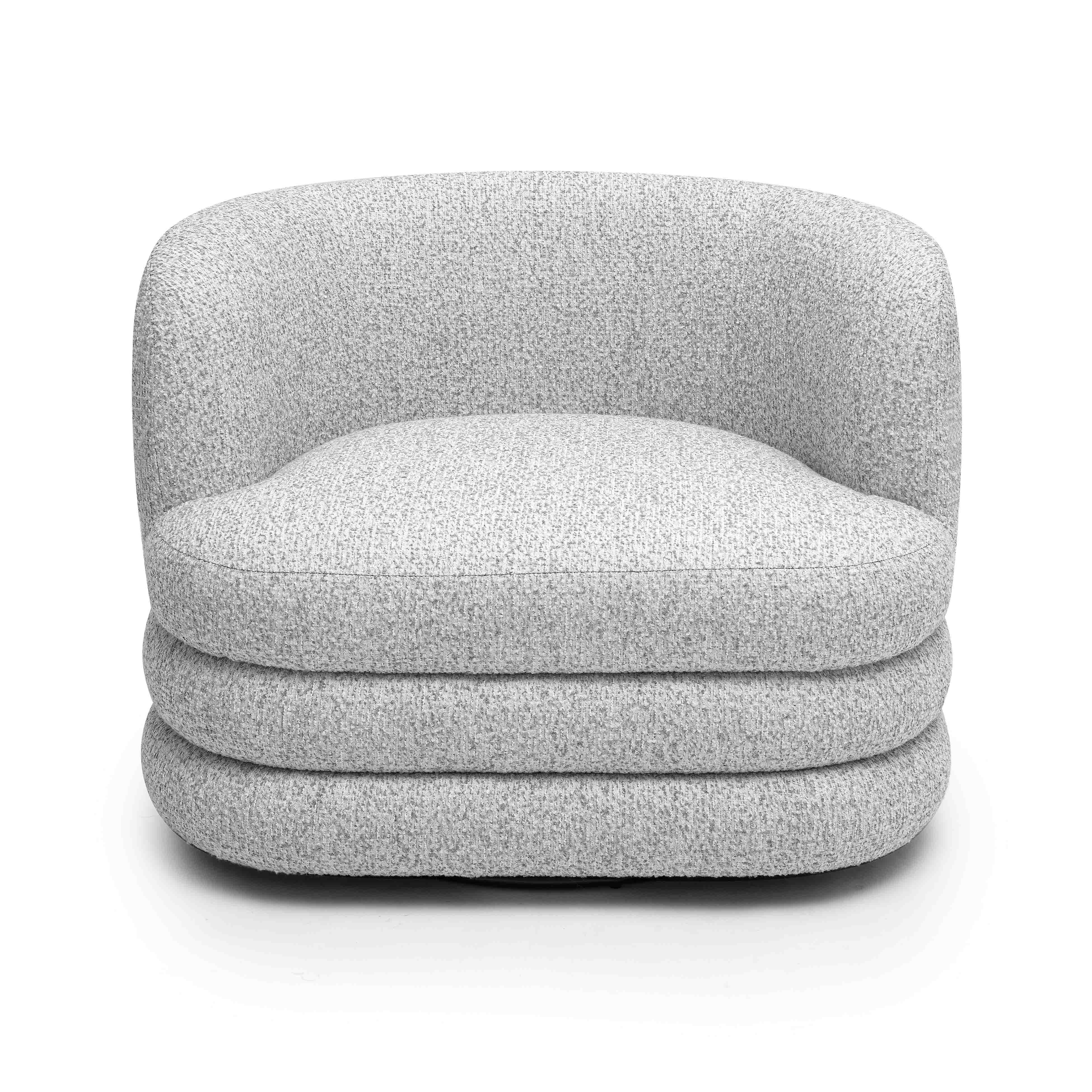 Chaise longue pivotante pour hôtel Astor gris clair