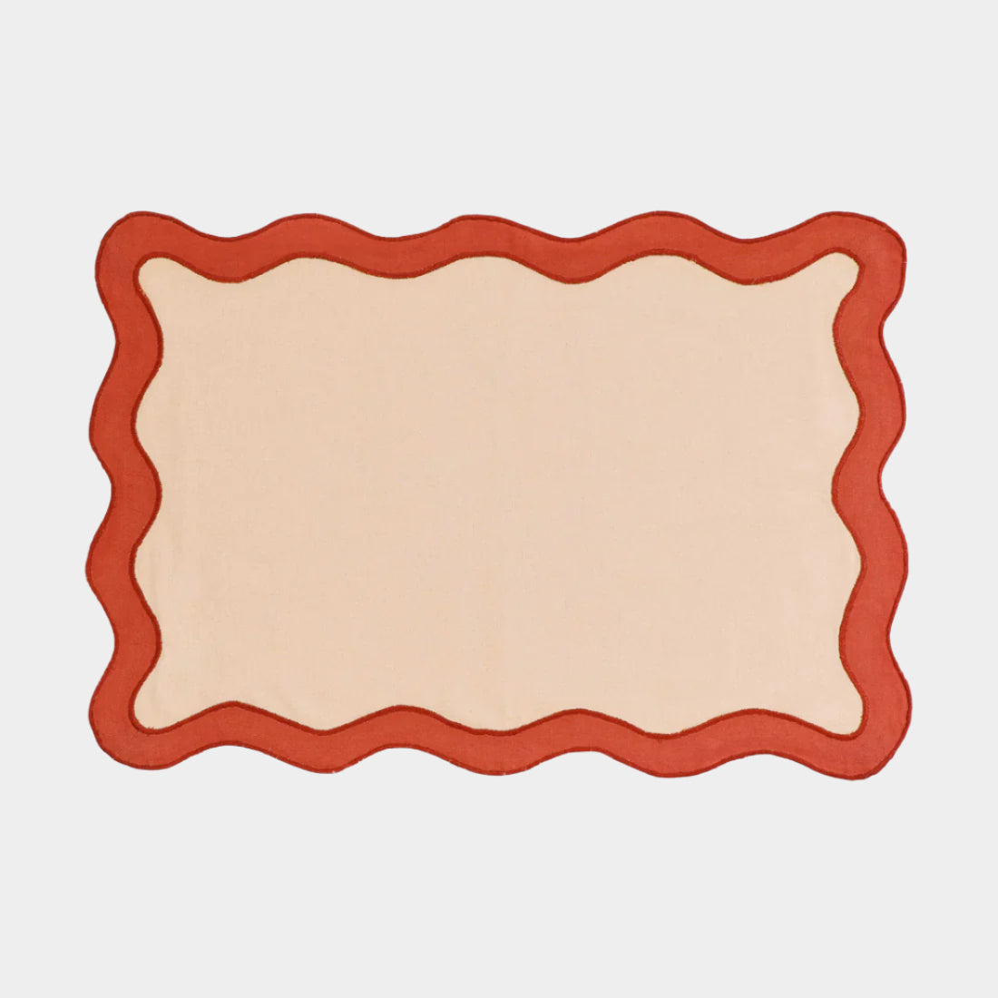 Scalloped Edge Cotton Placemat - Set of 4