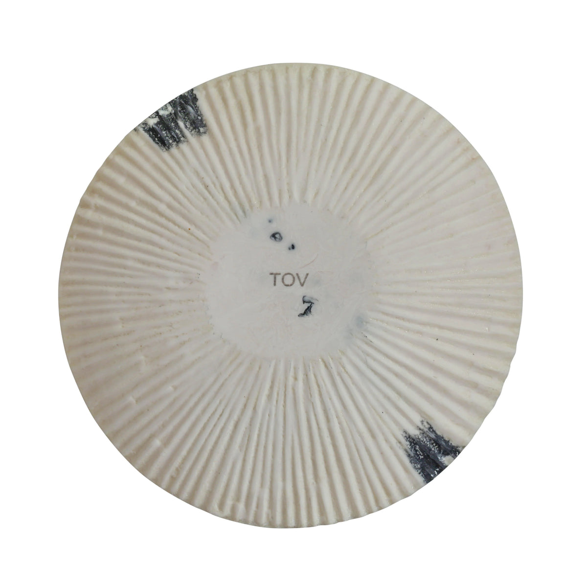 Ikani Black & White Resin Serving Plate