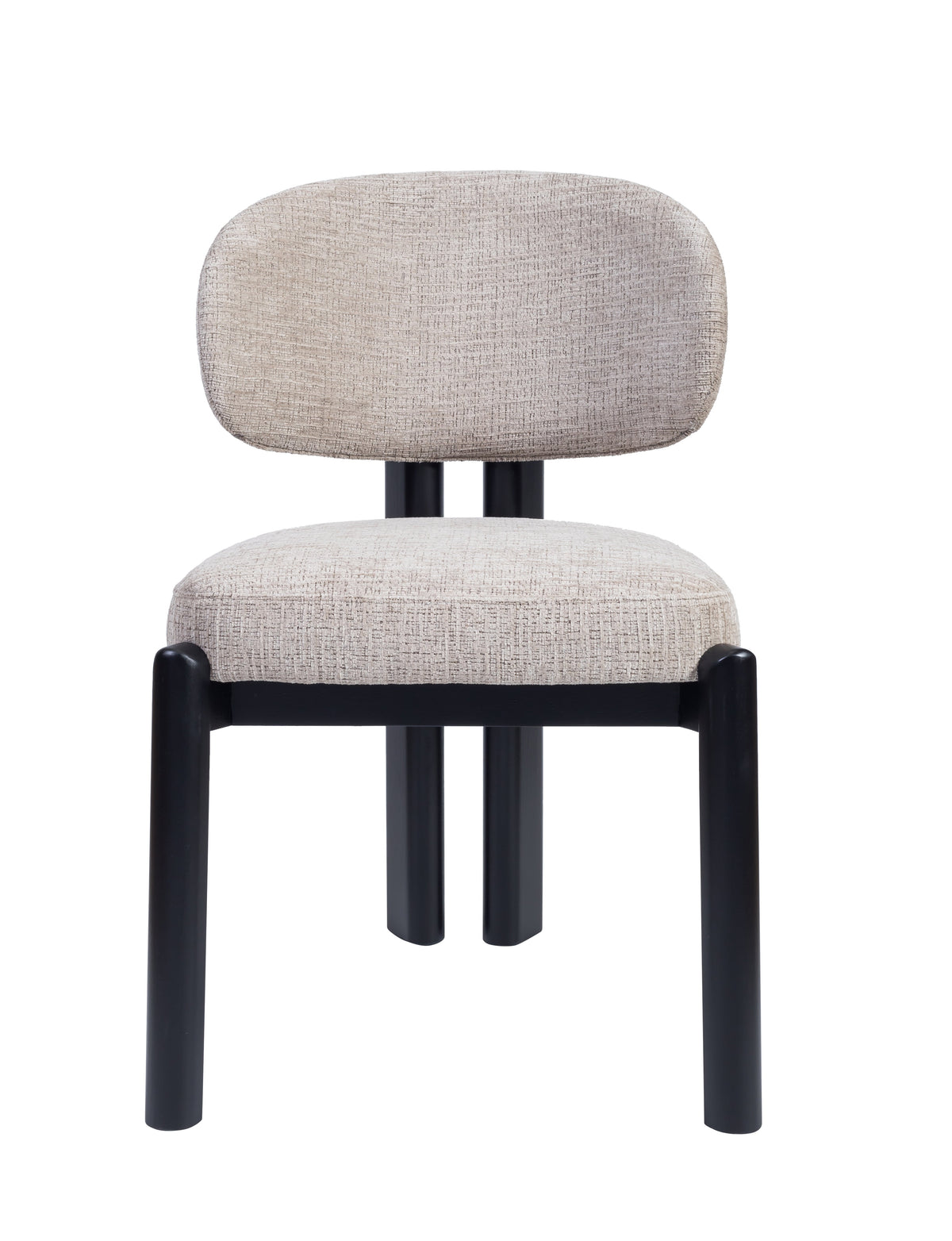 Thomas Dining Chair Light Grey Fabric