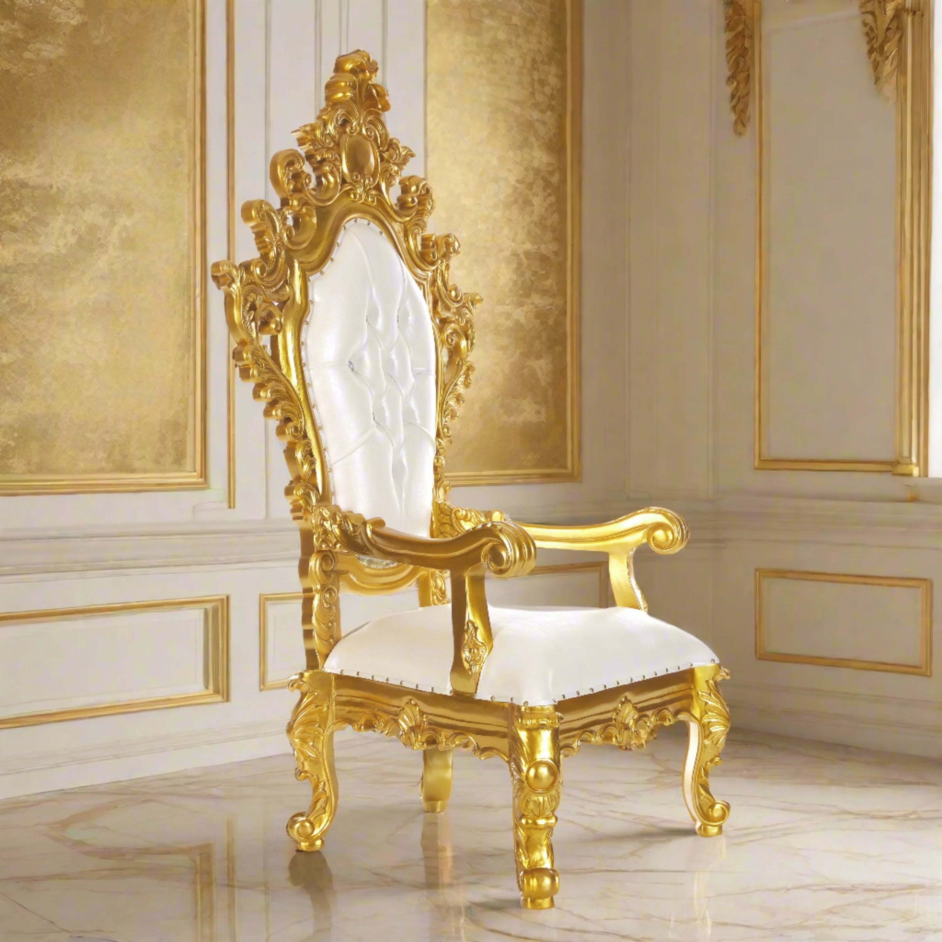 King Darius Royal Throne Chair