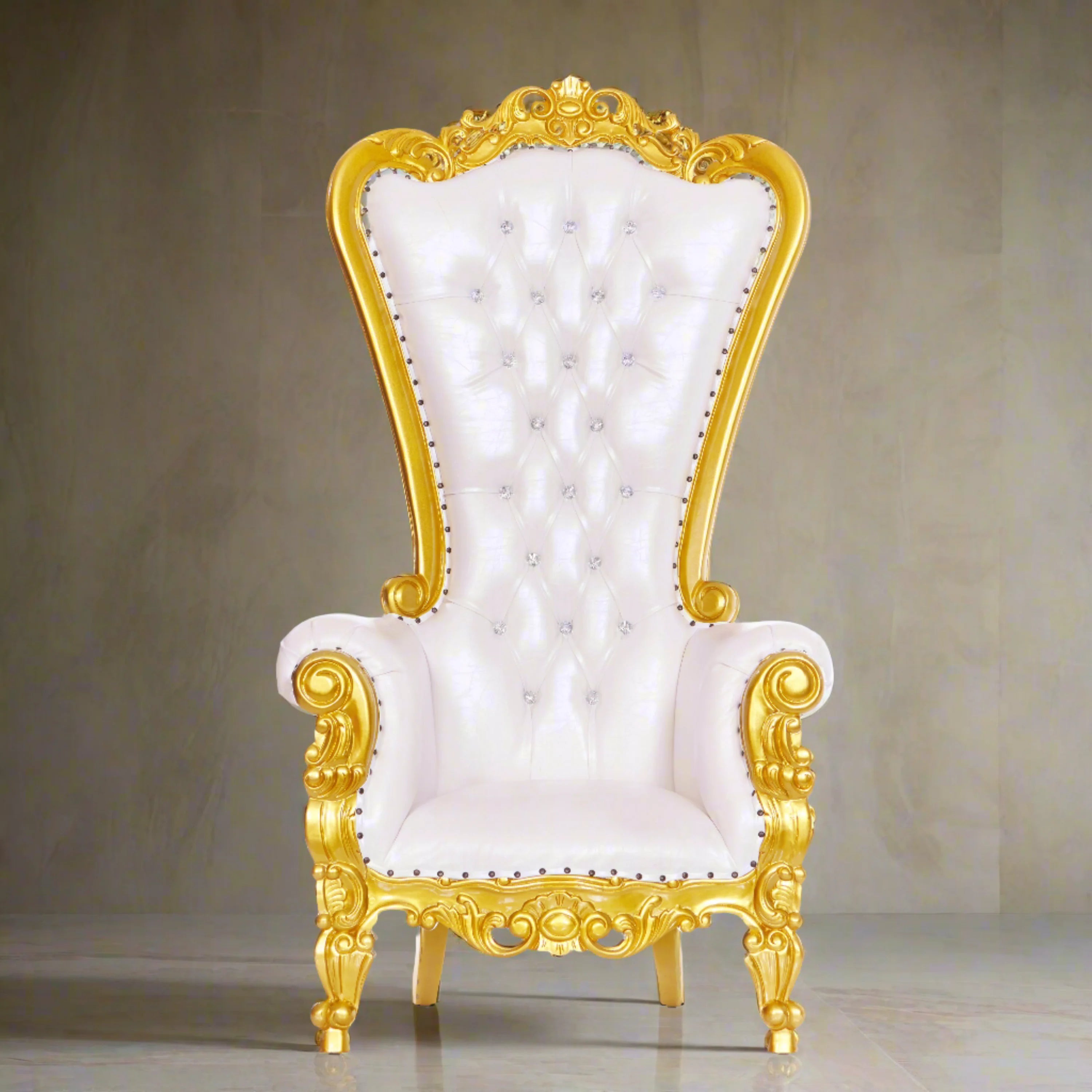 Queen Tiffany Throne Chair - Vinyl