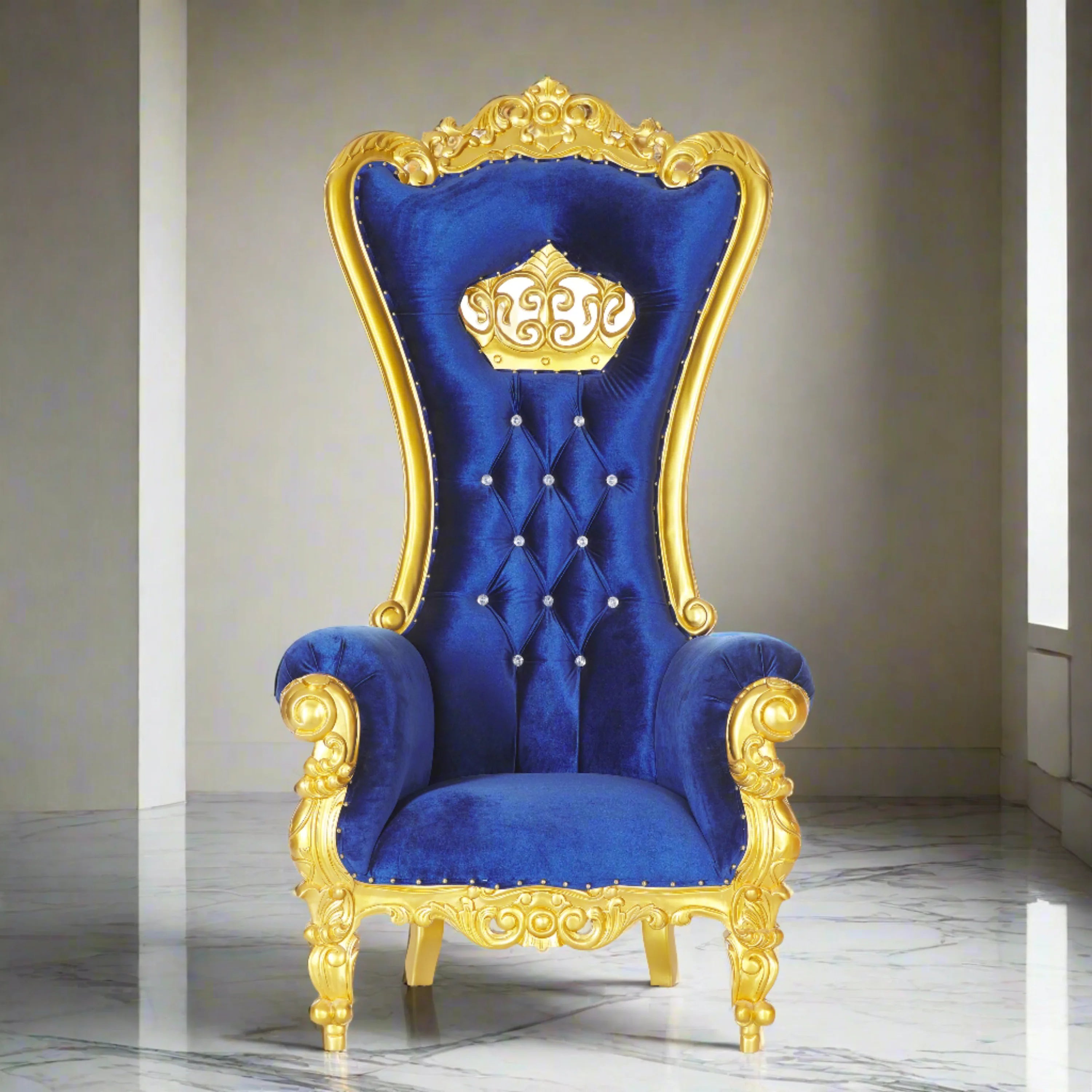 Crown Tiffany Throne Chair