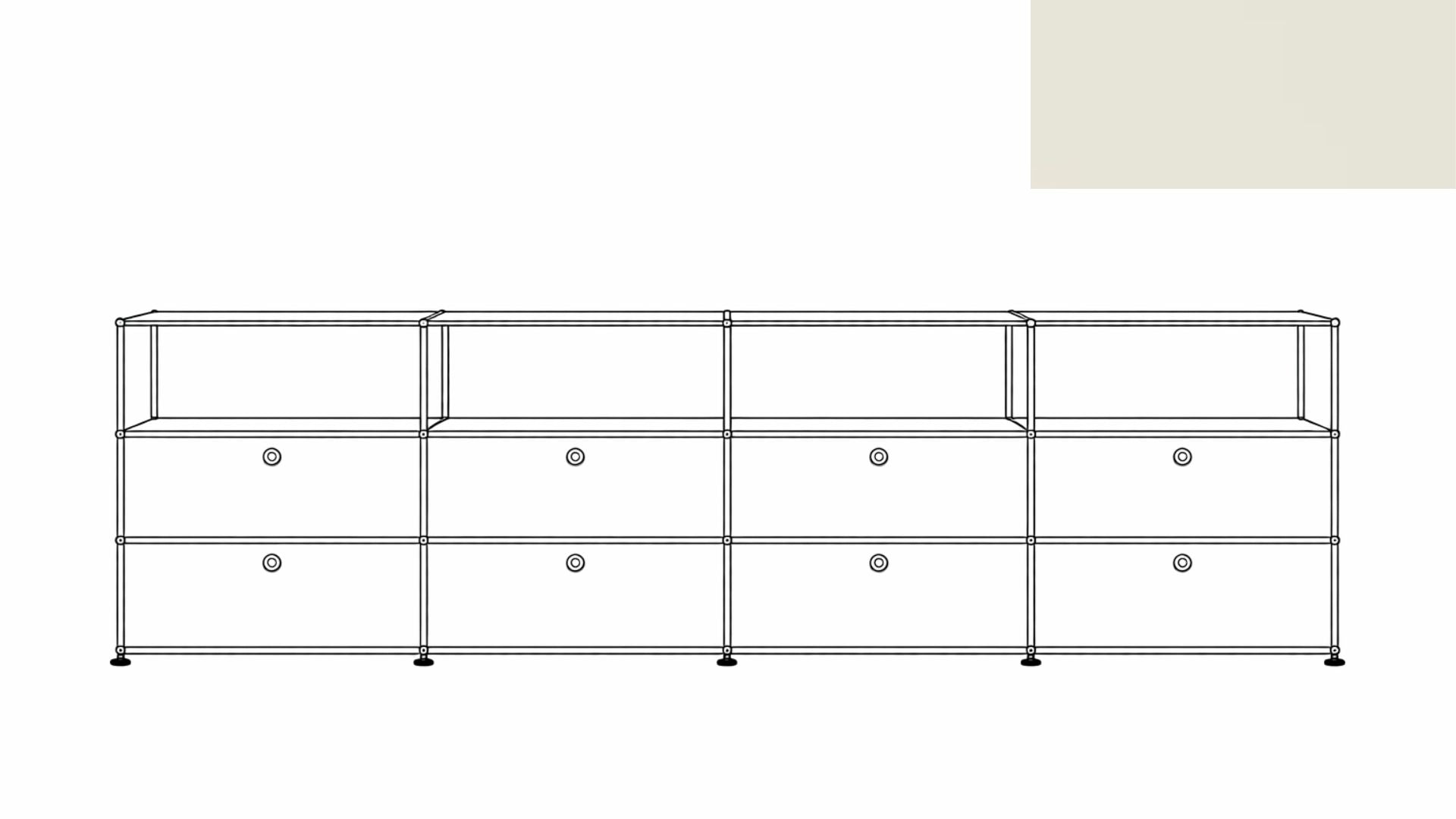 USM Haller G2A Storage Unit