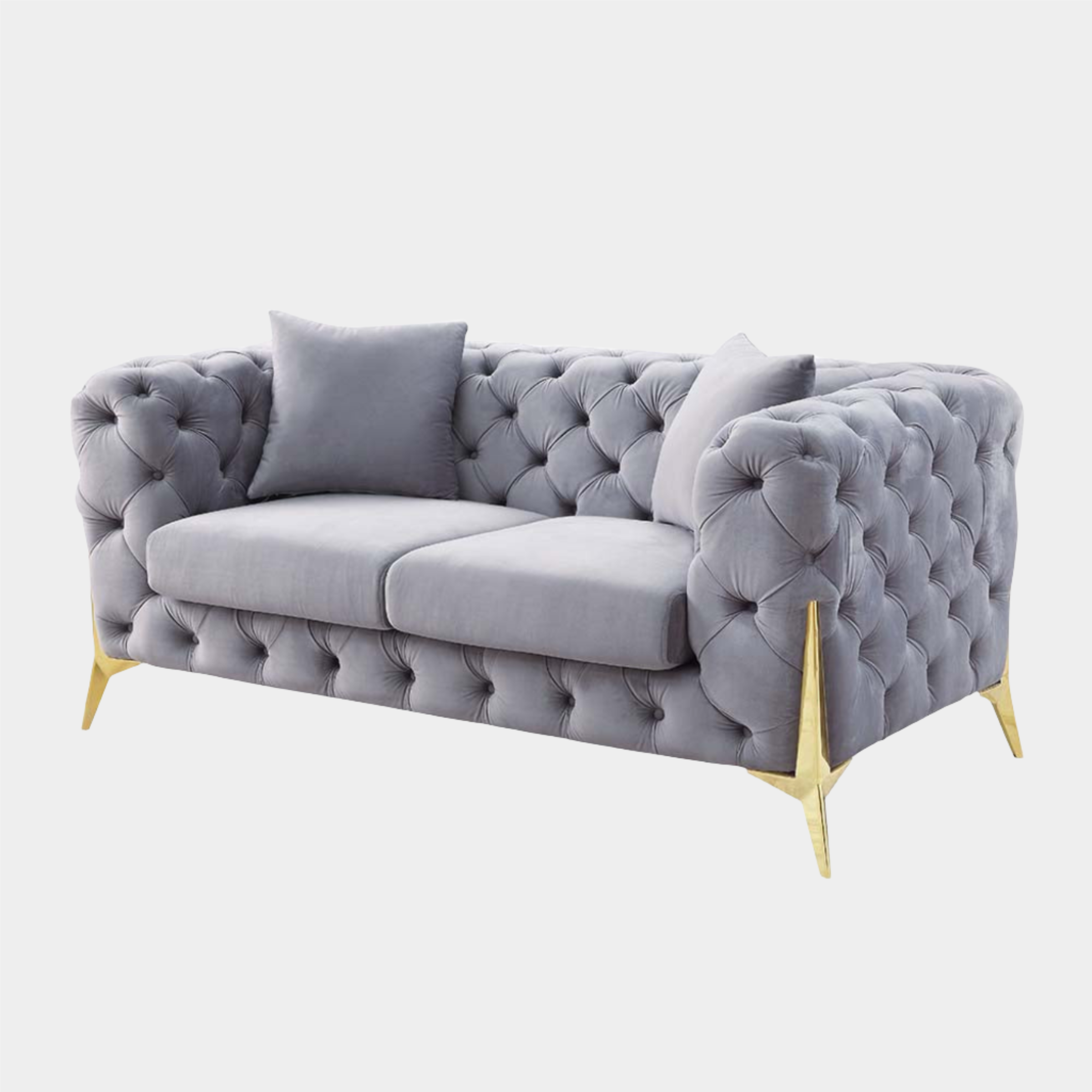 Finick Velvet Sofa