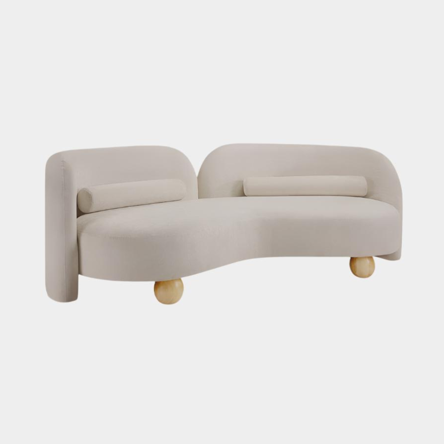 Canapé en tissu chenille Daphné