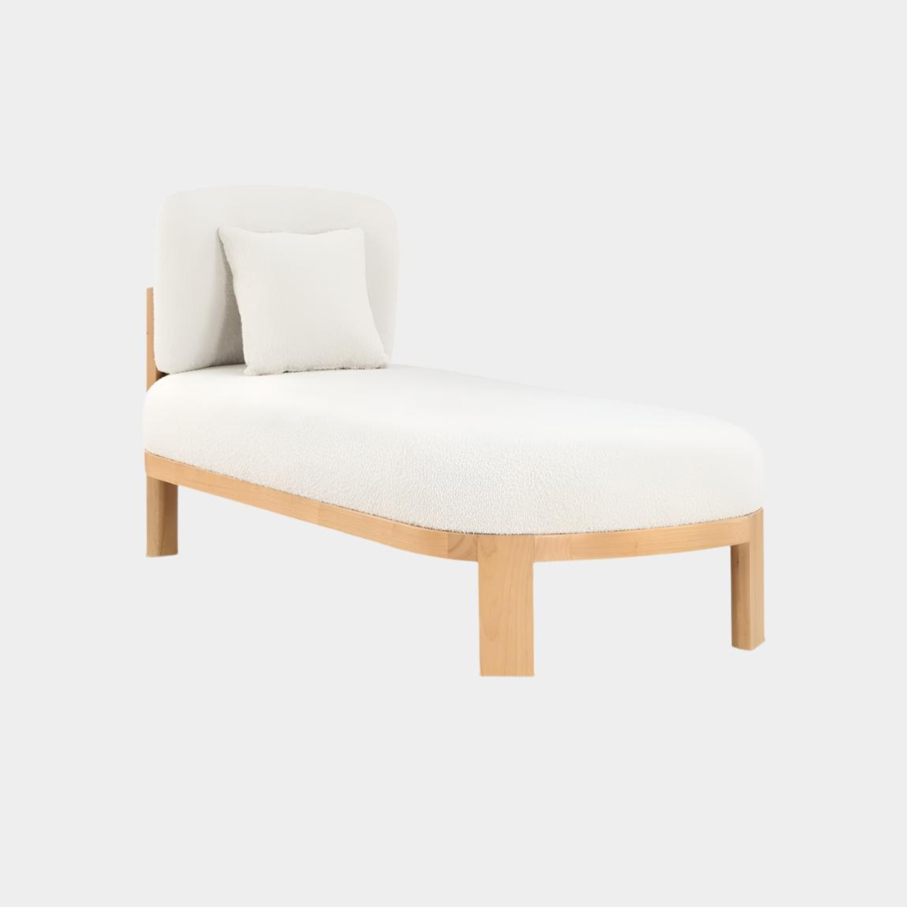 Chaise / Banc en tissu boucle Maybourne
