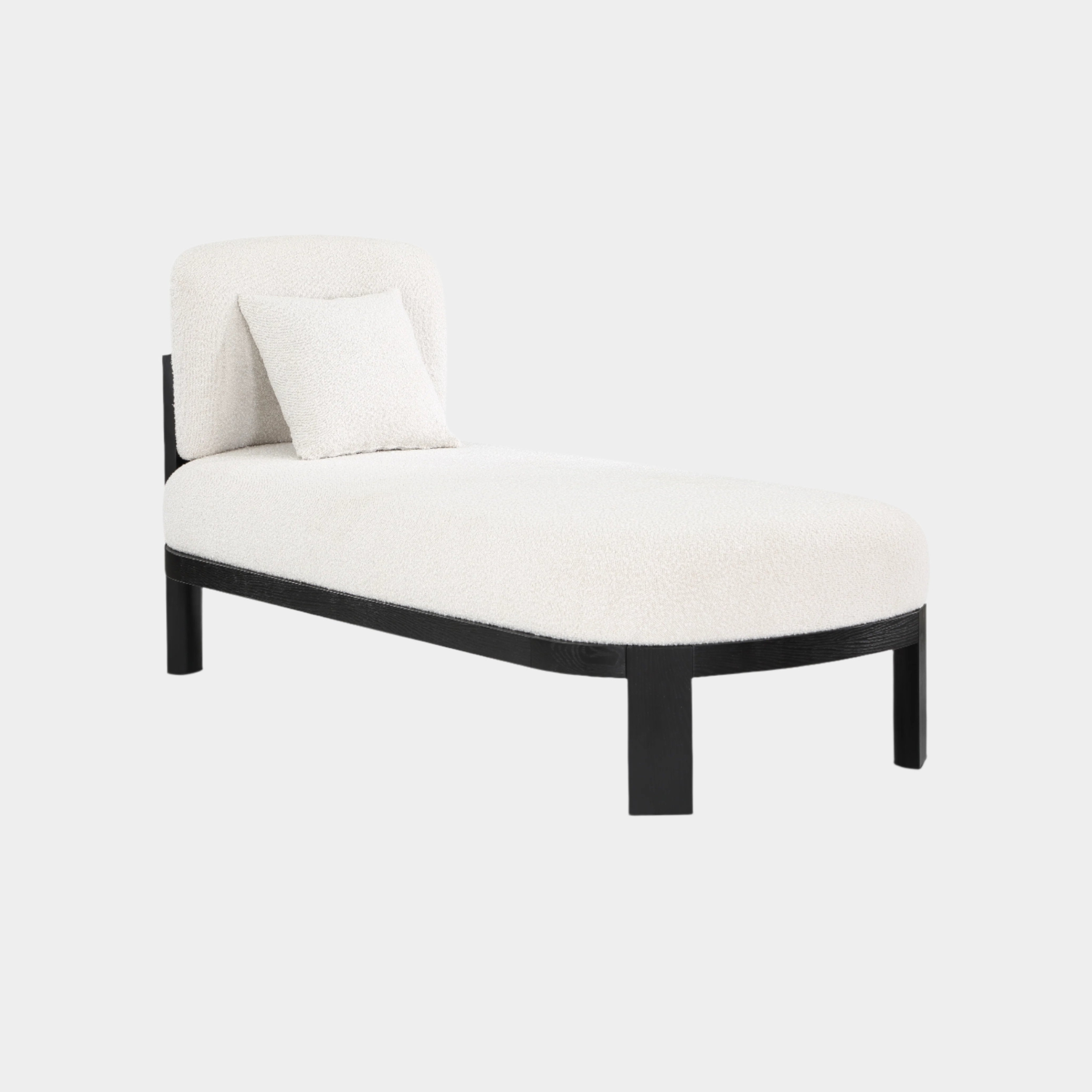 Chaise / Banc en tissu boucle Maybourne