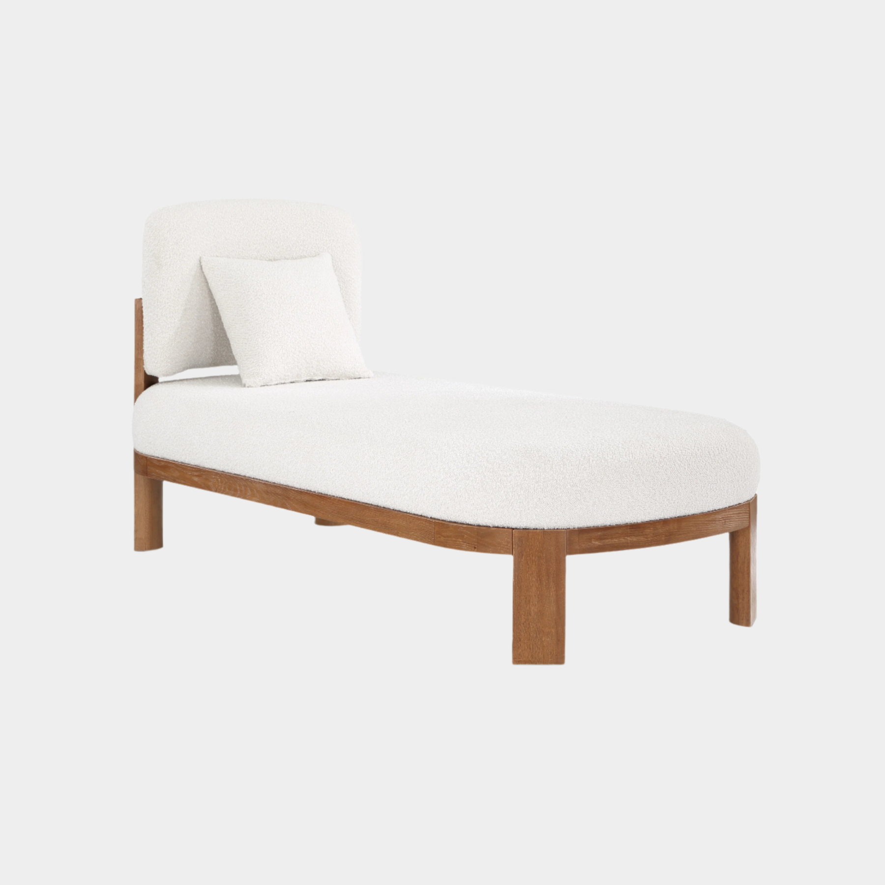 Chaise / Banc en tissu boucle Maybourne