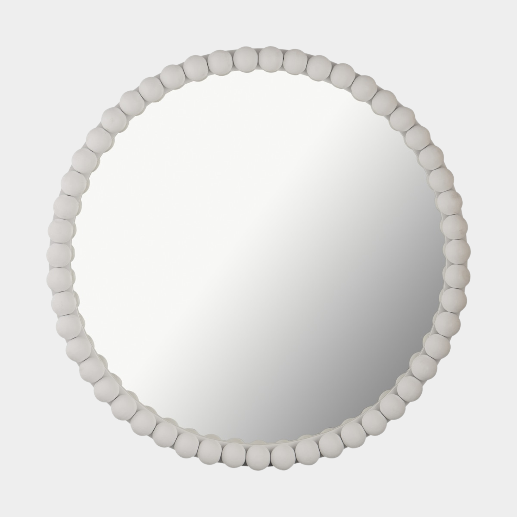 Miroir en bois blanc Baria