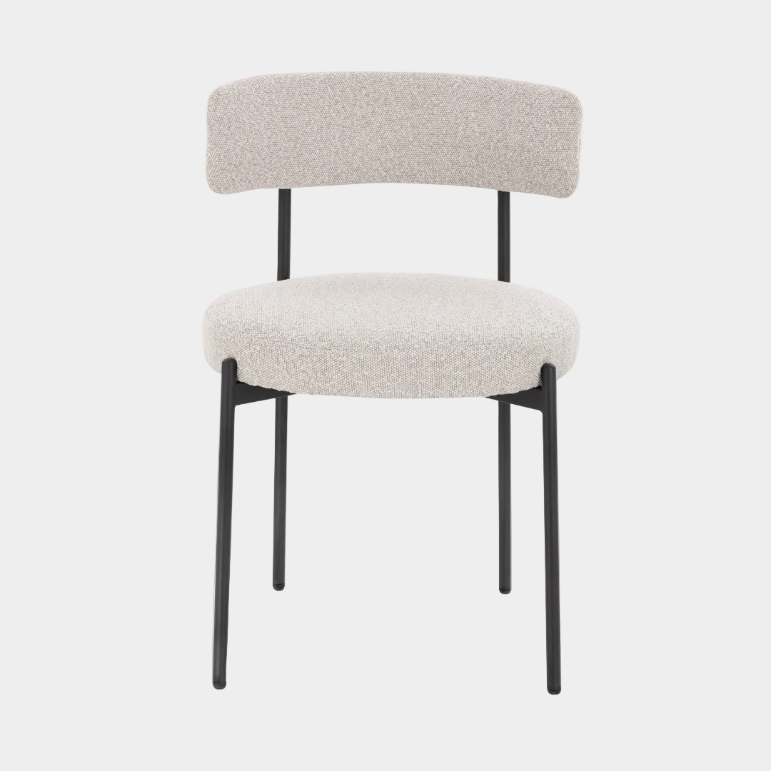 Libera Inesse Boucle Dining Chair