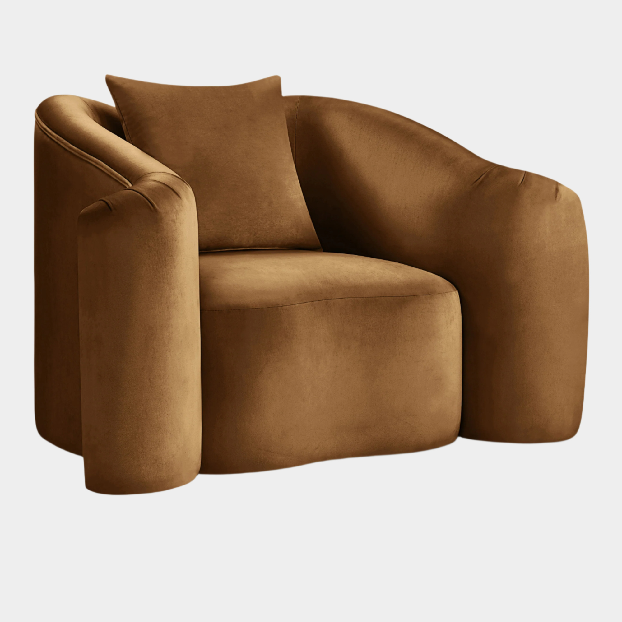 Destin Velvet Upholstered Accent Chair