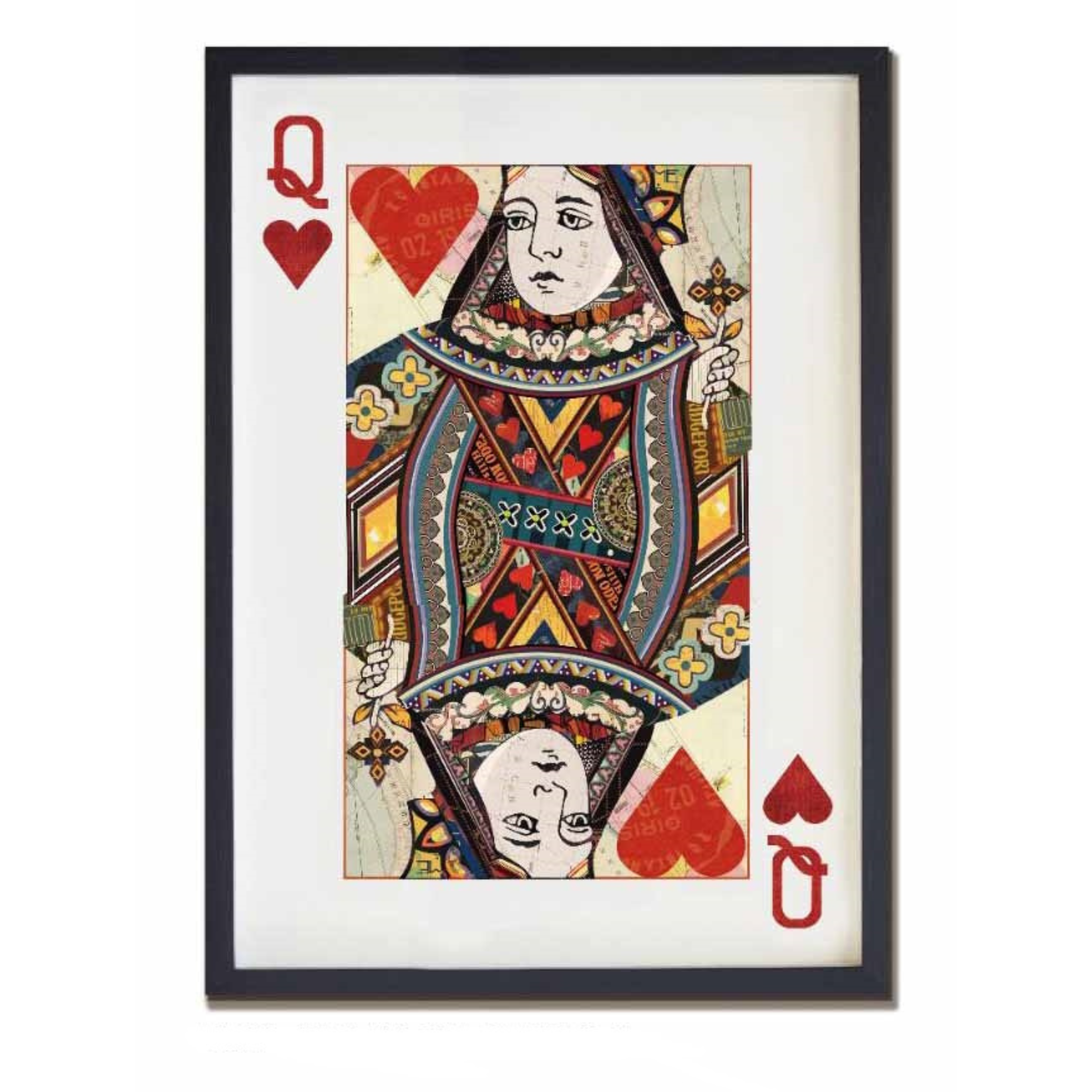Carte à jouer Reine de Cœur