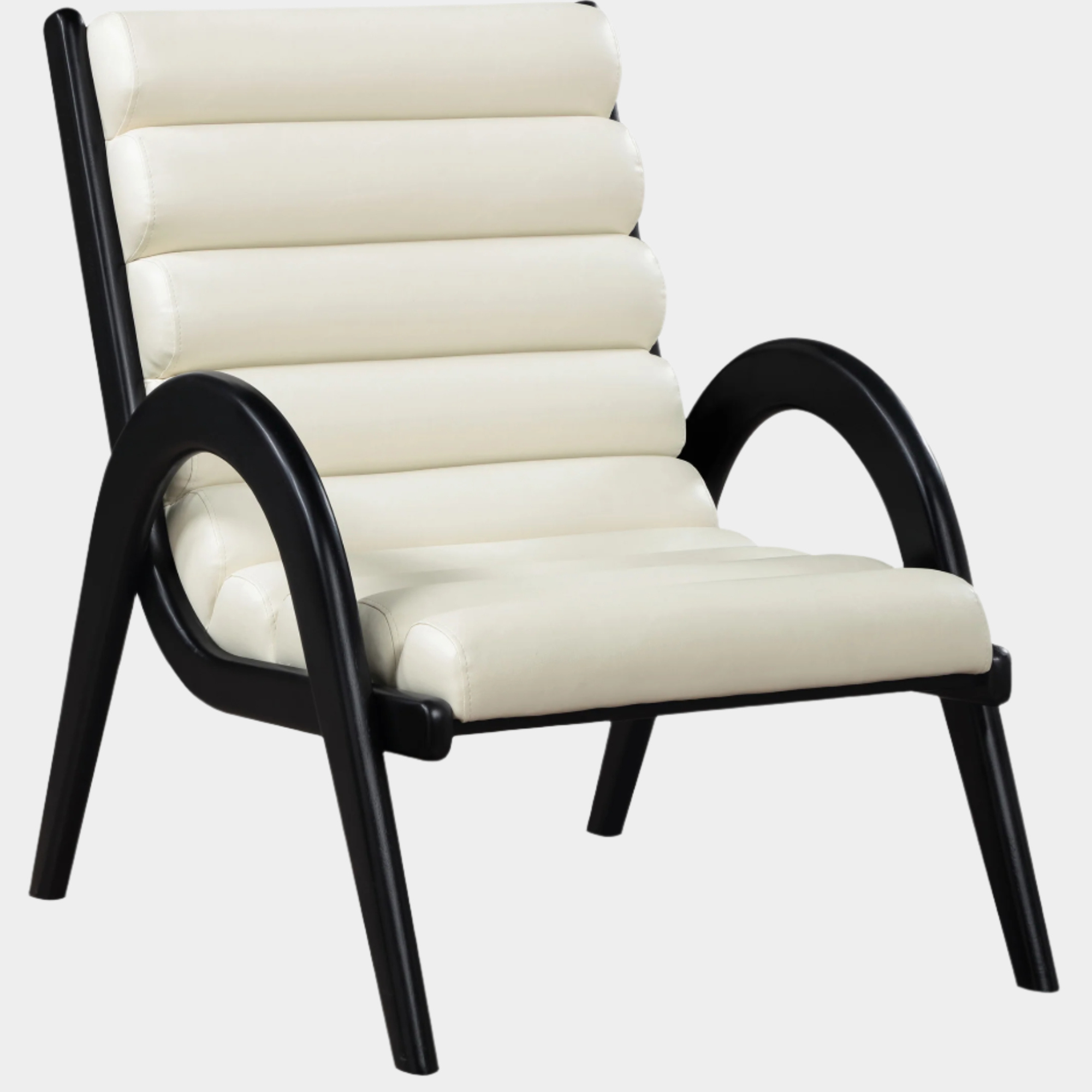 Fauteuil d'appoint rembourré en chenille Vivi