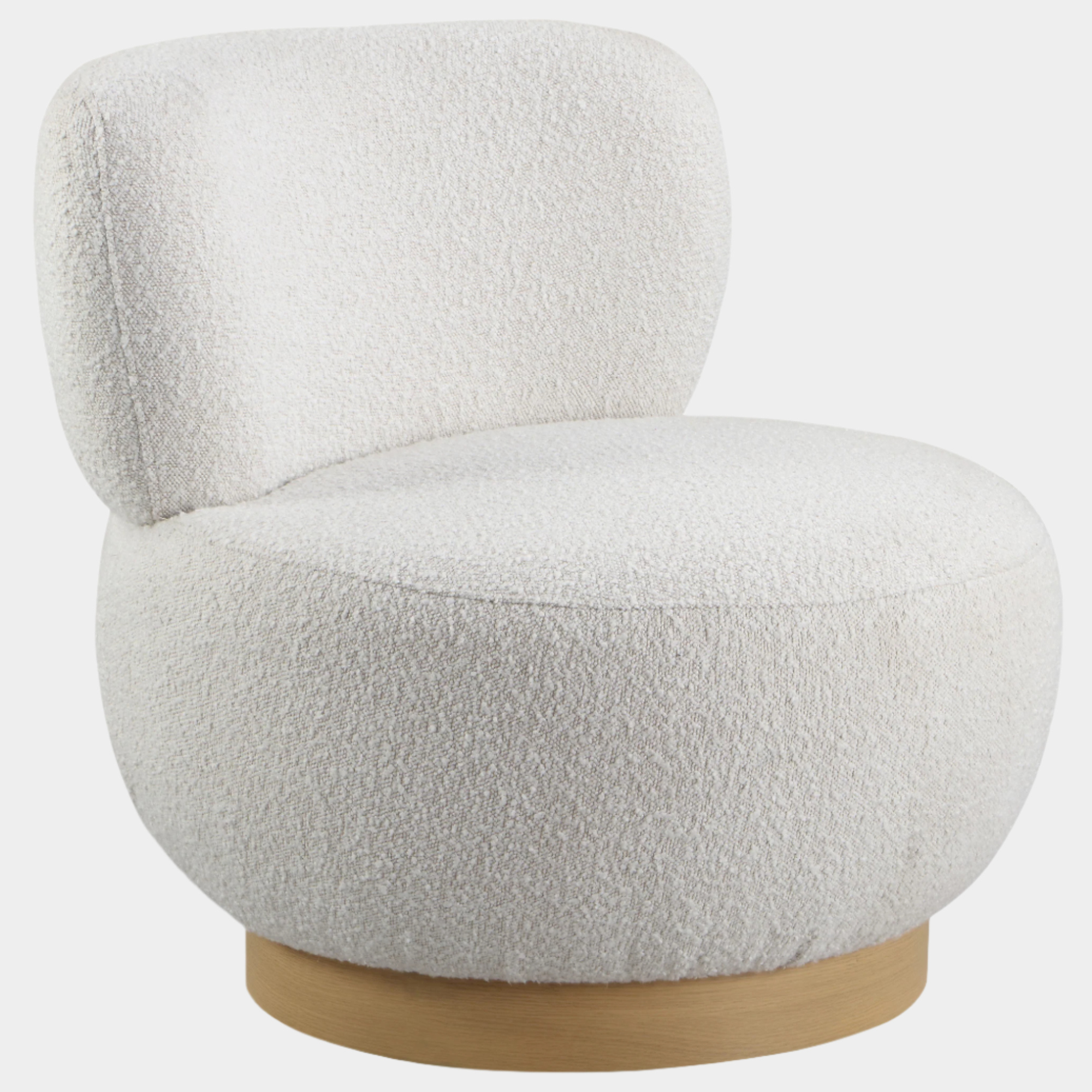 Fauteuil d'appoint rembourré en chenille Vivi