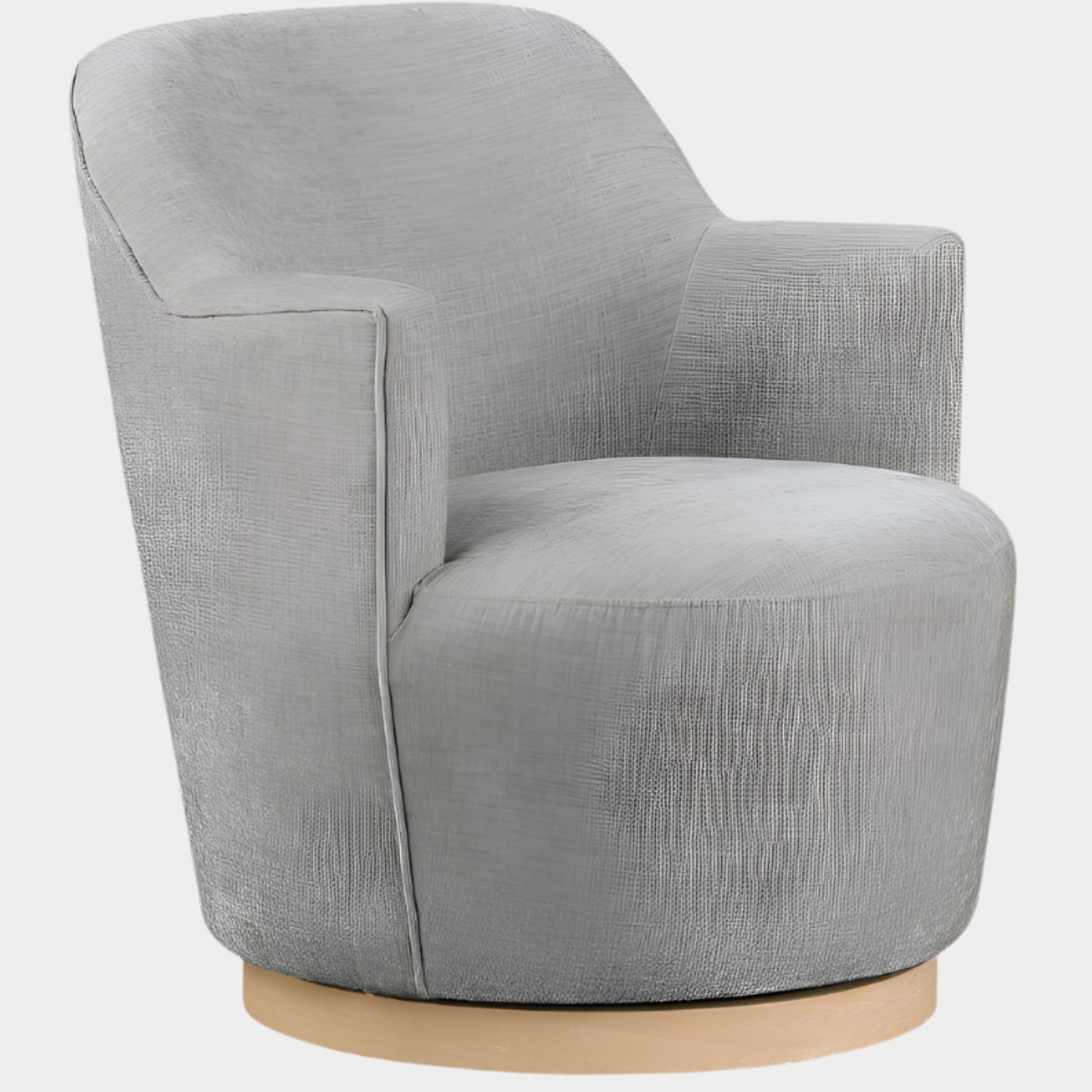 Fauteuil d'appoint rembourré en chenille Vivi
