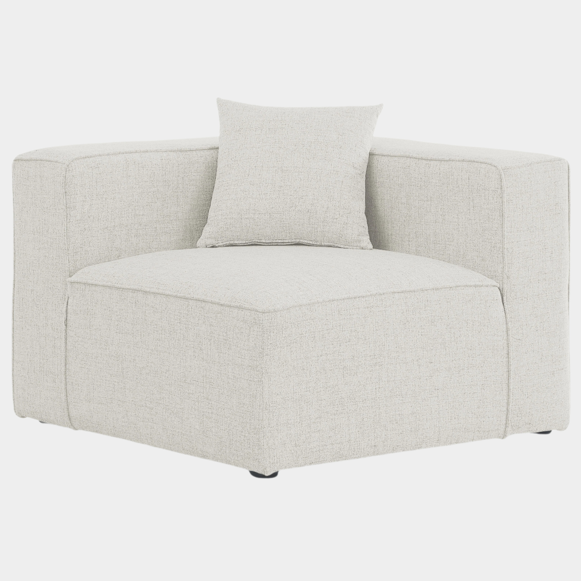 Cube Fabric Upholstered Corner Modular Chair