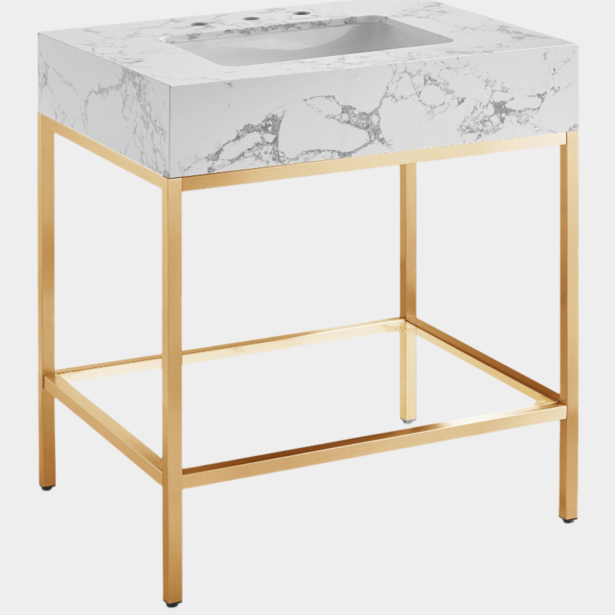 Meuble-lavabo mural pour salle de bain avec lavabo inclus