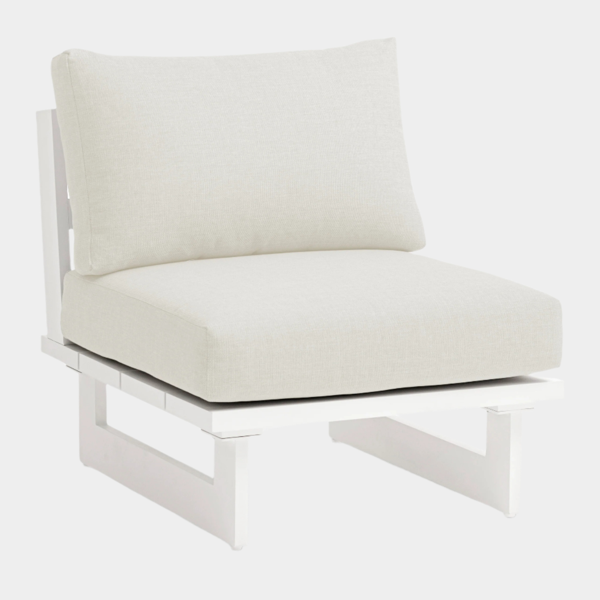 Chaise longue en tissu Orian Teddy