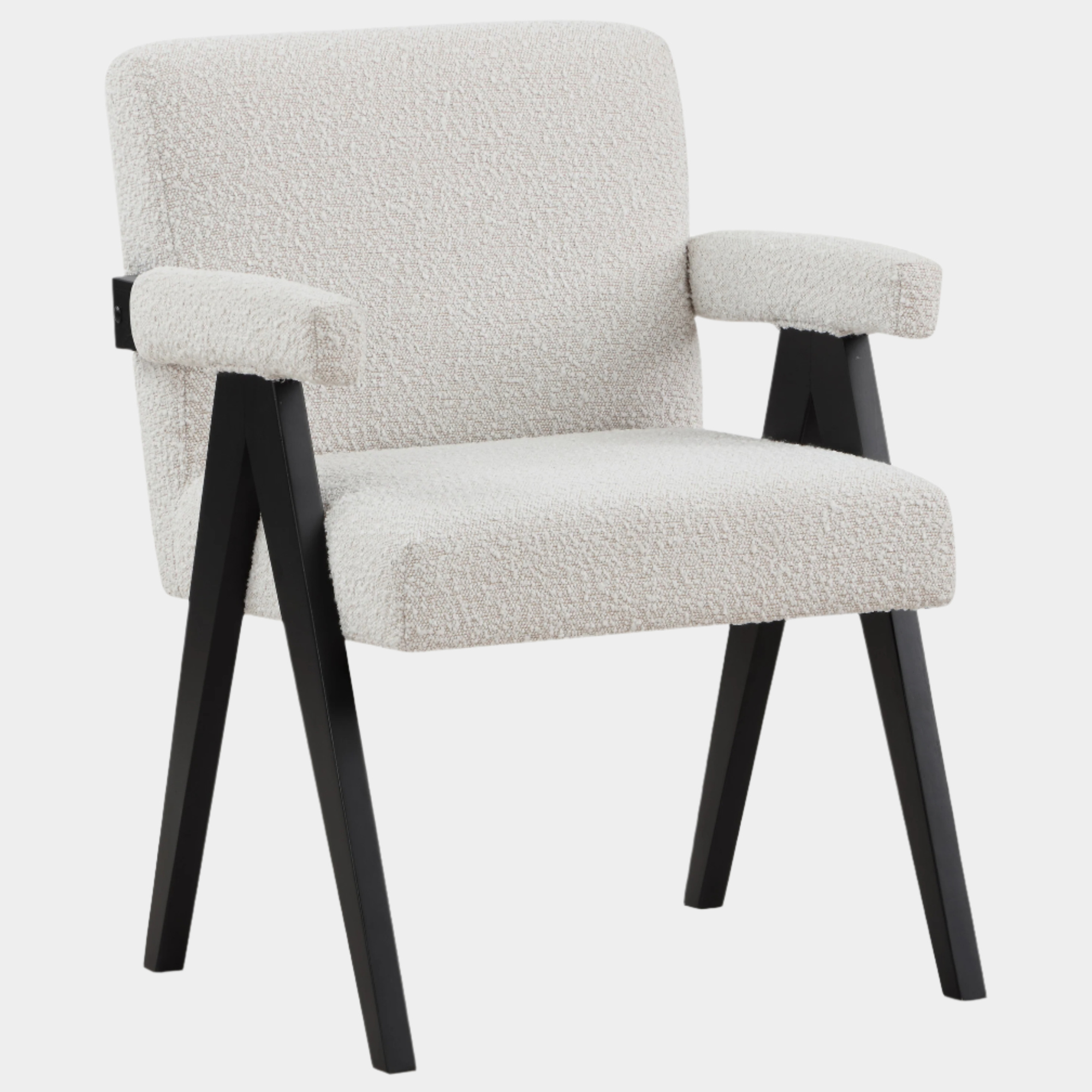 Fauteuil d'appoint rembourré en chenille Vivi