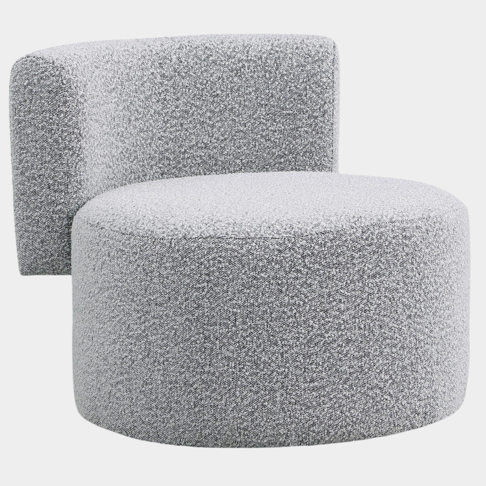 Fauteuil d'appoint rembourré en chenille Vivi