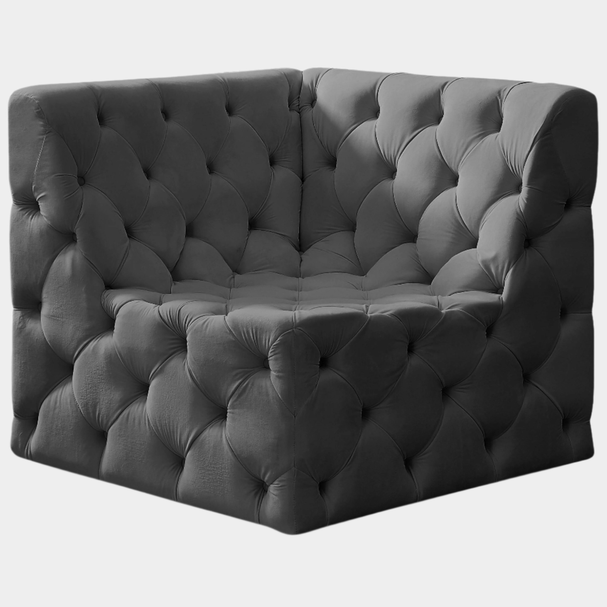 Fauteuil d'appoint rembourré en chenille Vivi