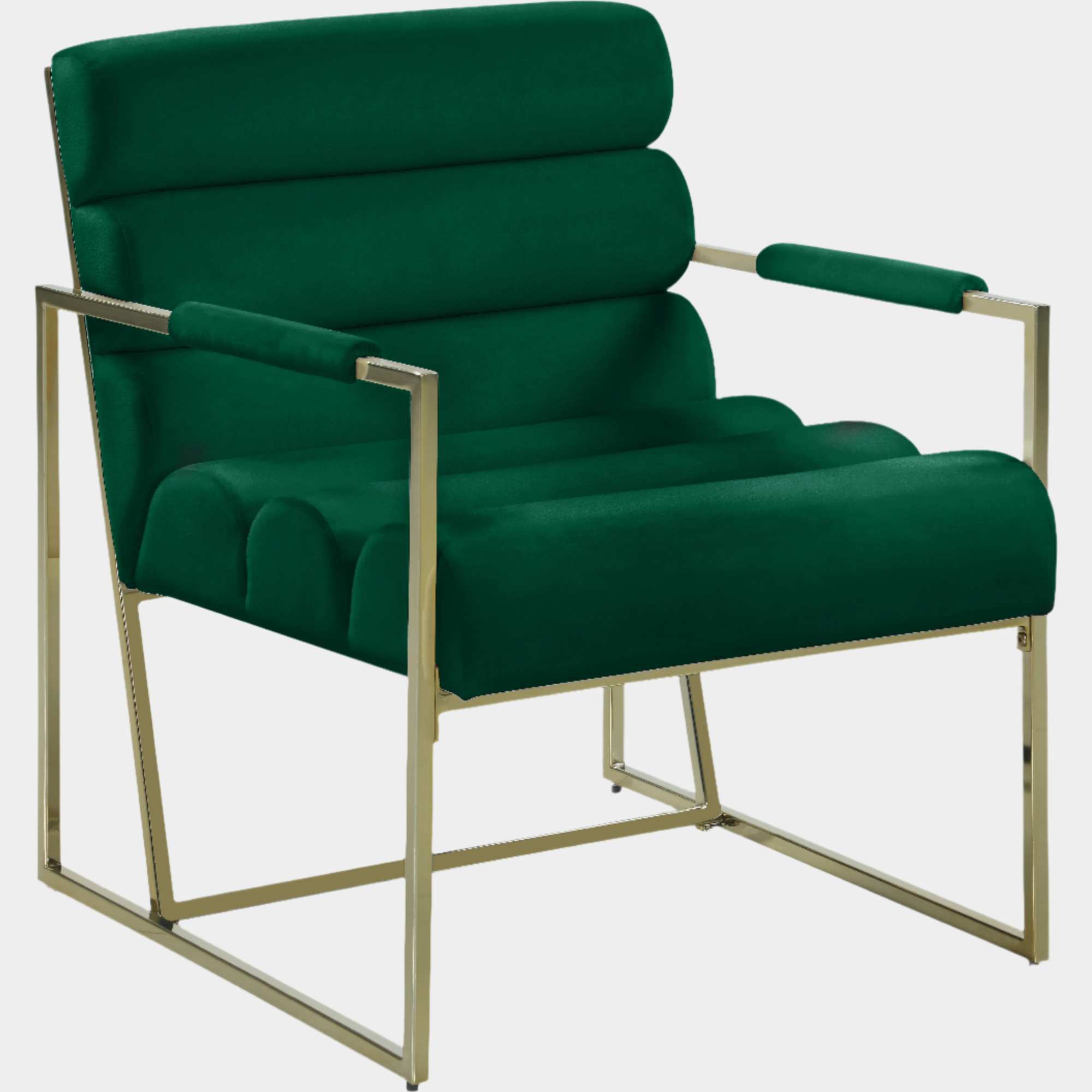 Fauteuil d'appoint rembourré en chenille Vivi