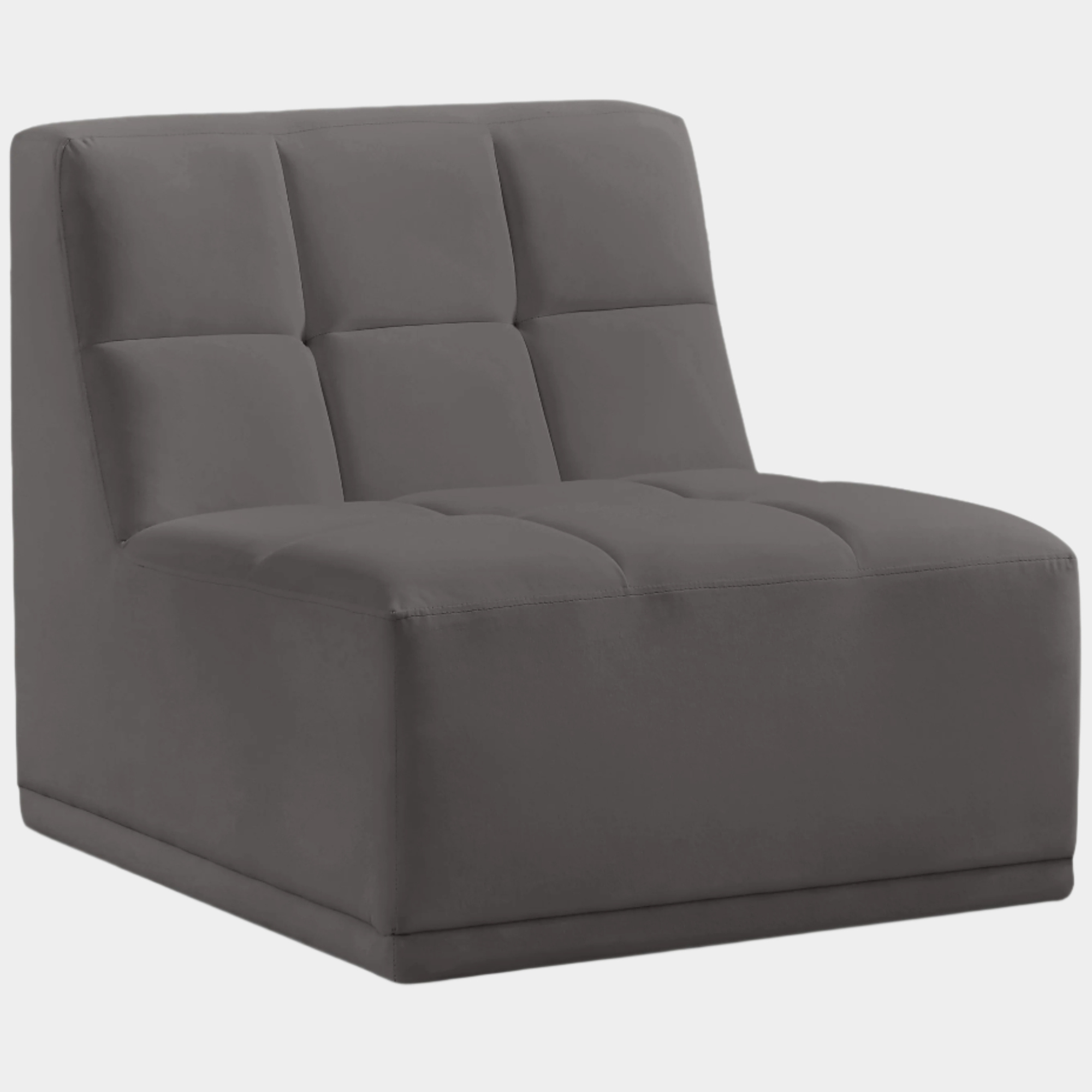 Fauteuil d'appoint rembourré en chenille Vivi