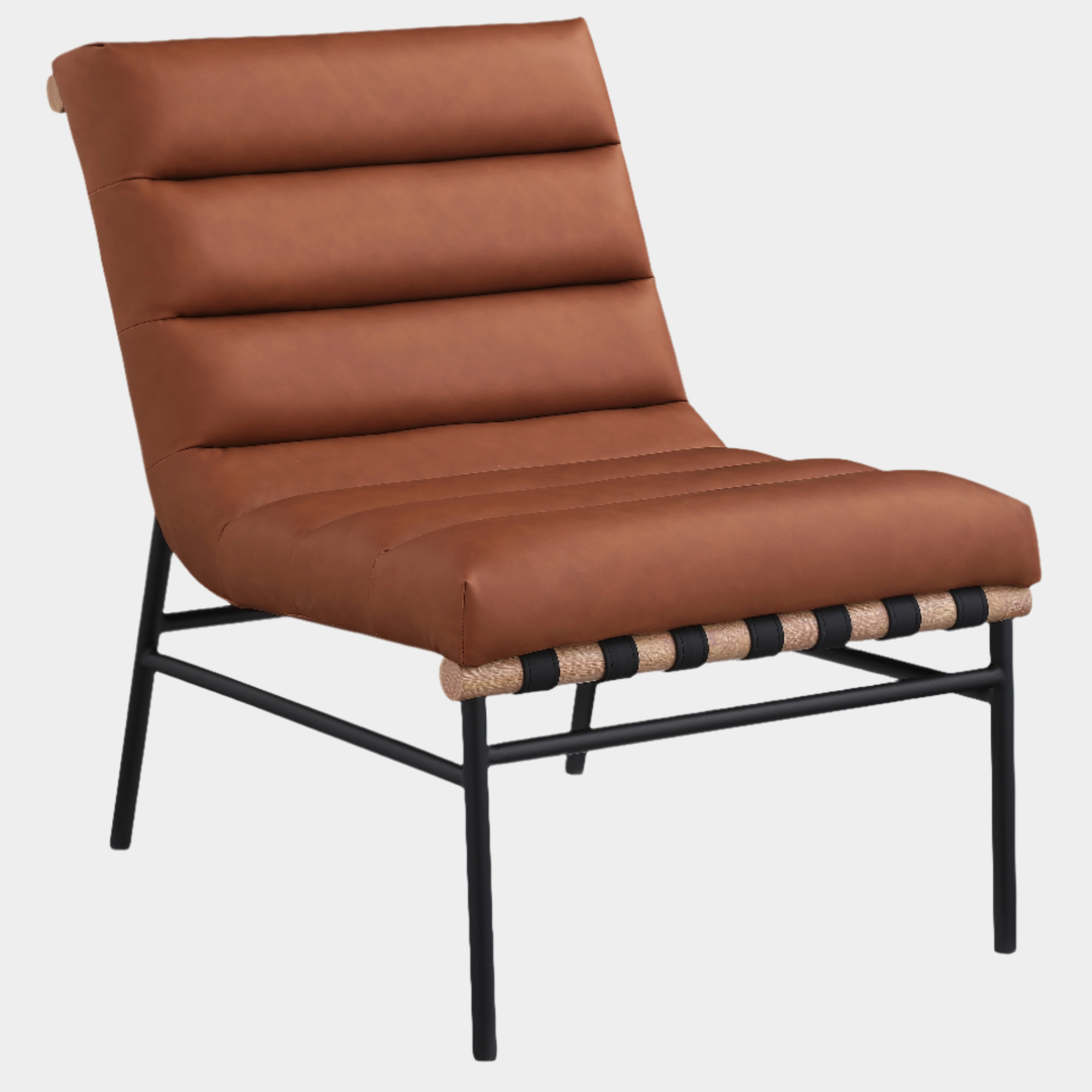 Fauteuil d'appoint rembourré en chenille Vivi